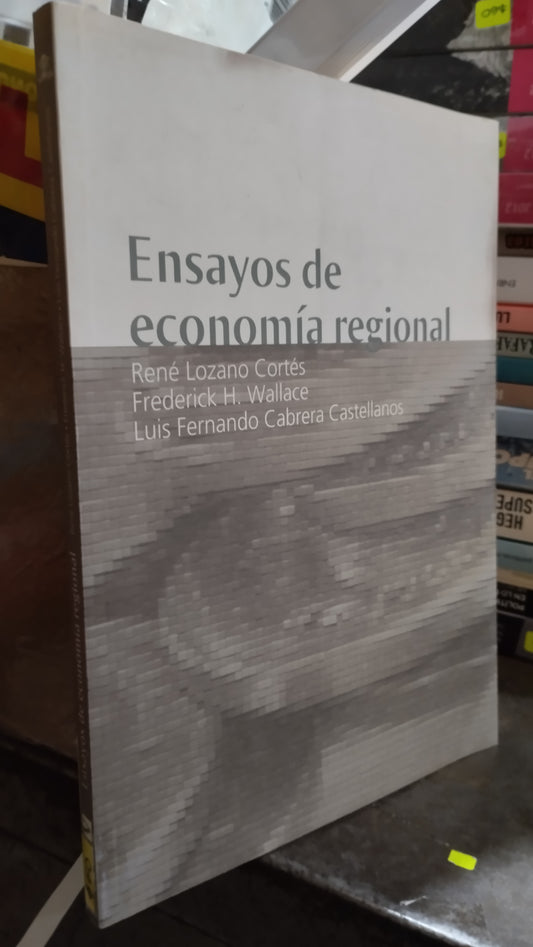 ENSAYOS DE ECONOMIA REGIONAL POR RENE LOZANO CORTES LIBRO USADO POLITICA ALDAMA