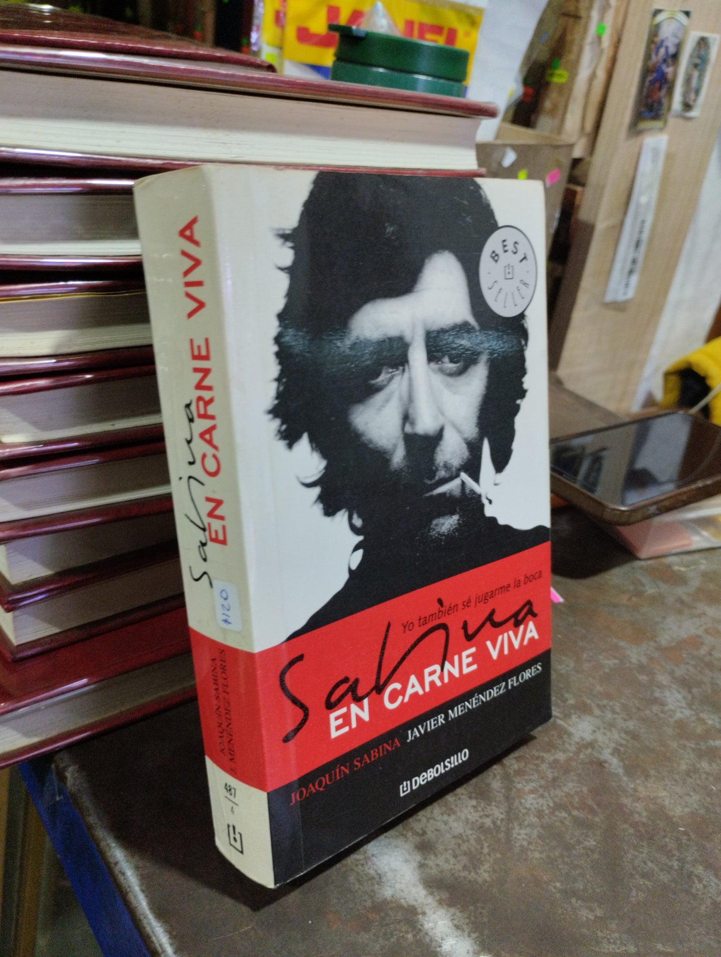 SABINA EN CARNE VIVA POR JOAQUIN SABINA JAVIER MENDEZ FLOR S USADO NOVELAS ALDAMA