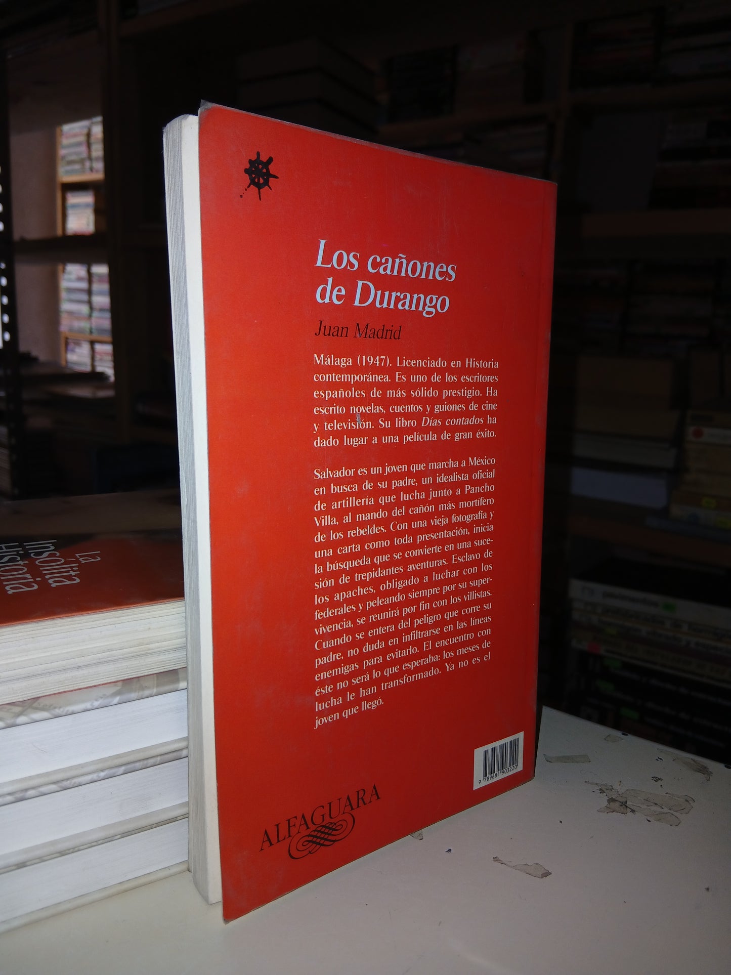 LOS CAÑONES DE DURANGO POR JUAN MADRID USADO NOVELA LITERARIO 207