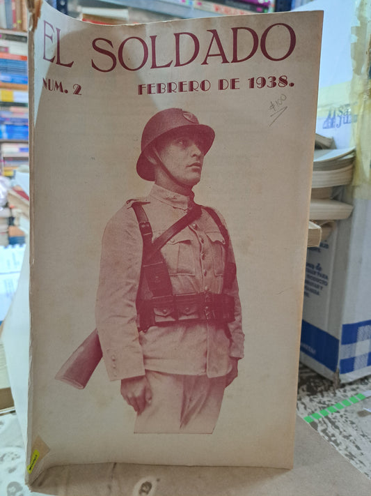 EL SOLDADO NUM. 2 1938 ANTIGUO USADO ALDAMA