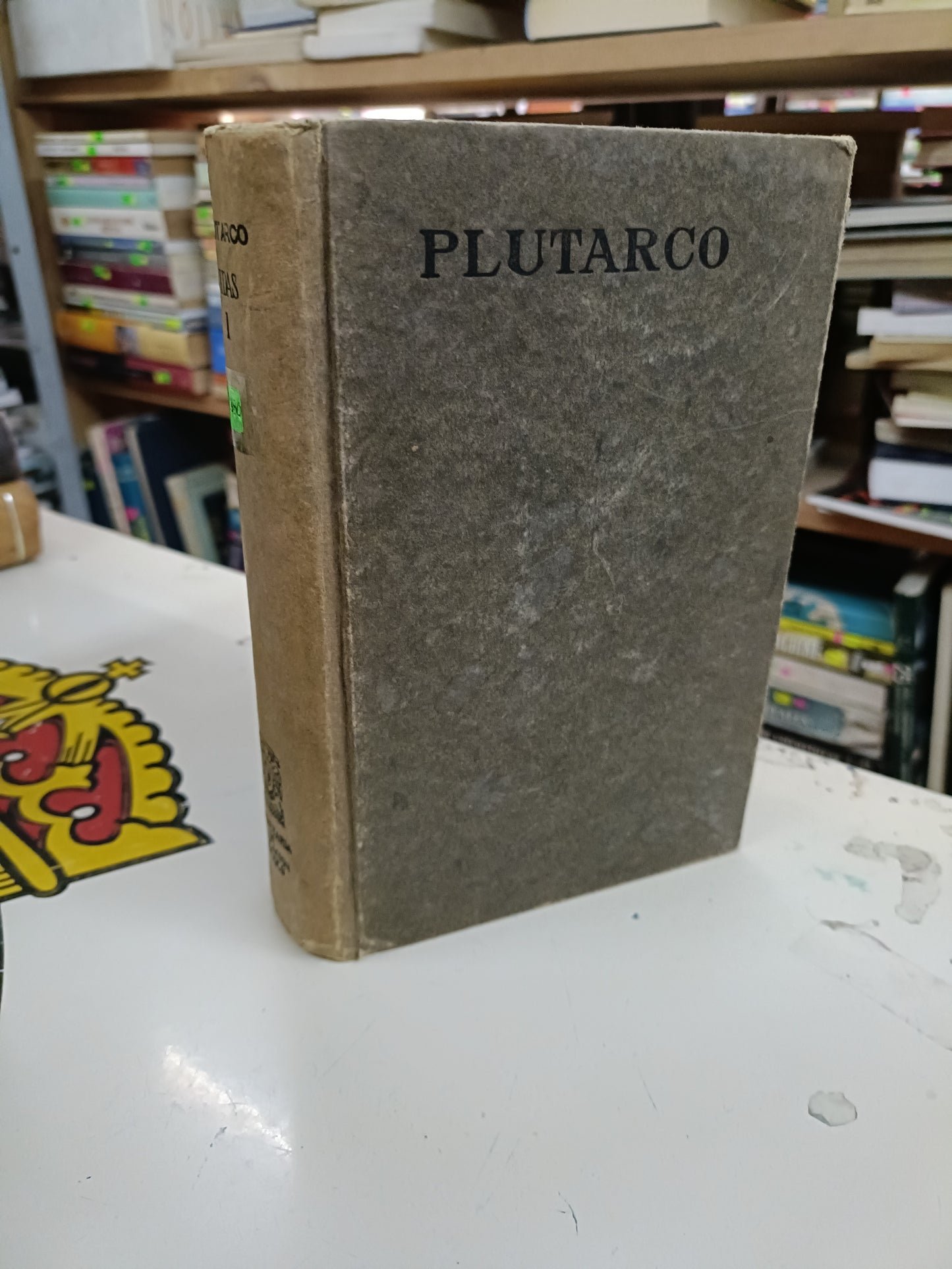 VIDAS I POR PLUTARCO USADO ANTIGUOS LITERARIO 207
