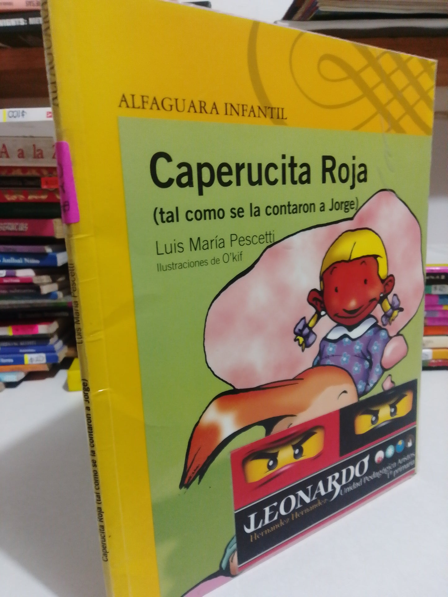 CAPERUCITA ROJA TAL COMO SE LO CONTARON A JORGE POR LUIS MARIA PESCETTI USADO INFANTIL JUAREZ