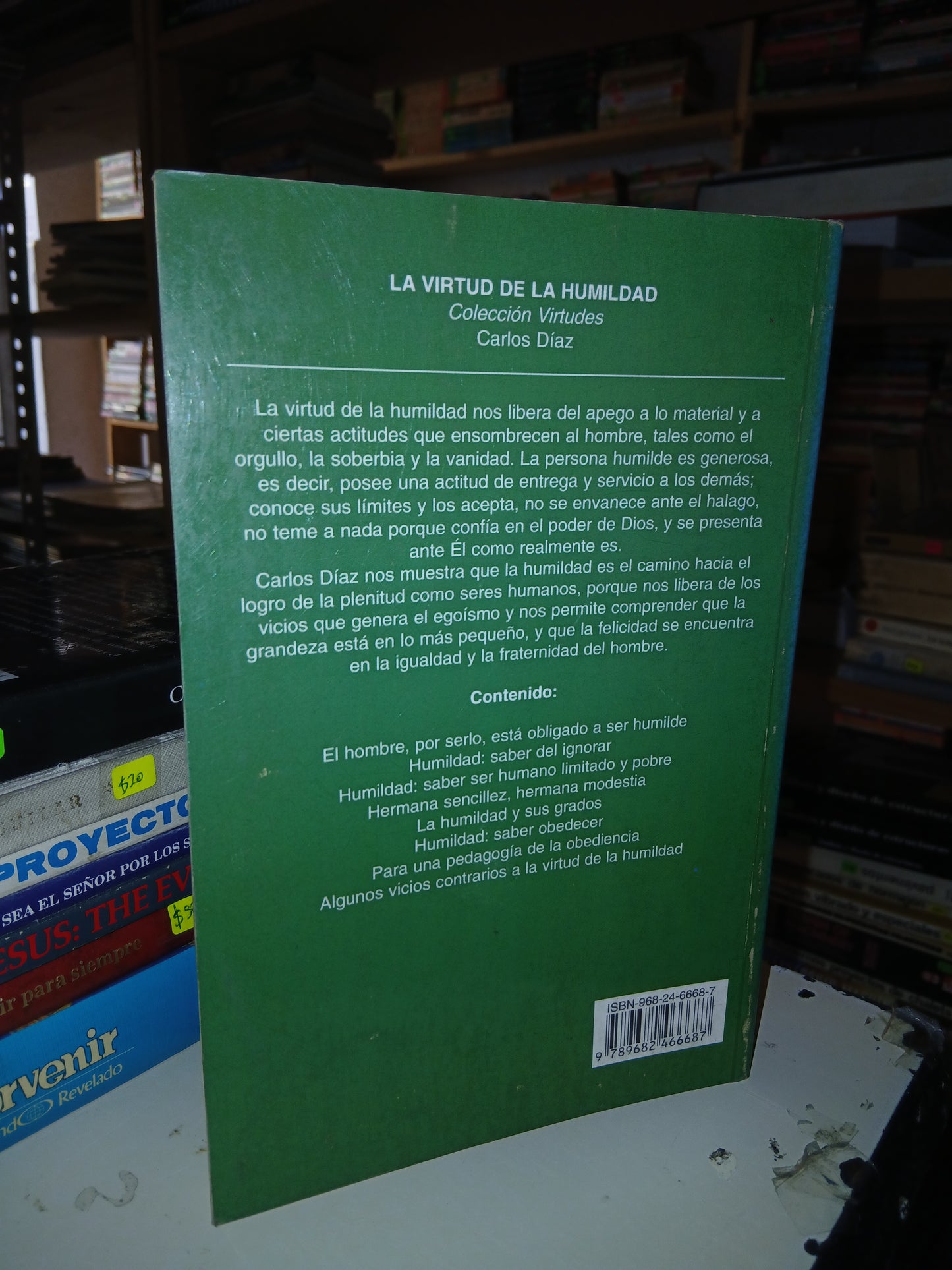 LA VIRTUD DE LA HUMILDAD POR CARLOS DÍAZ USADO RELIGIÓN LITERARIO 207