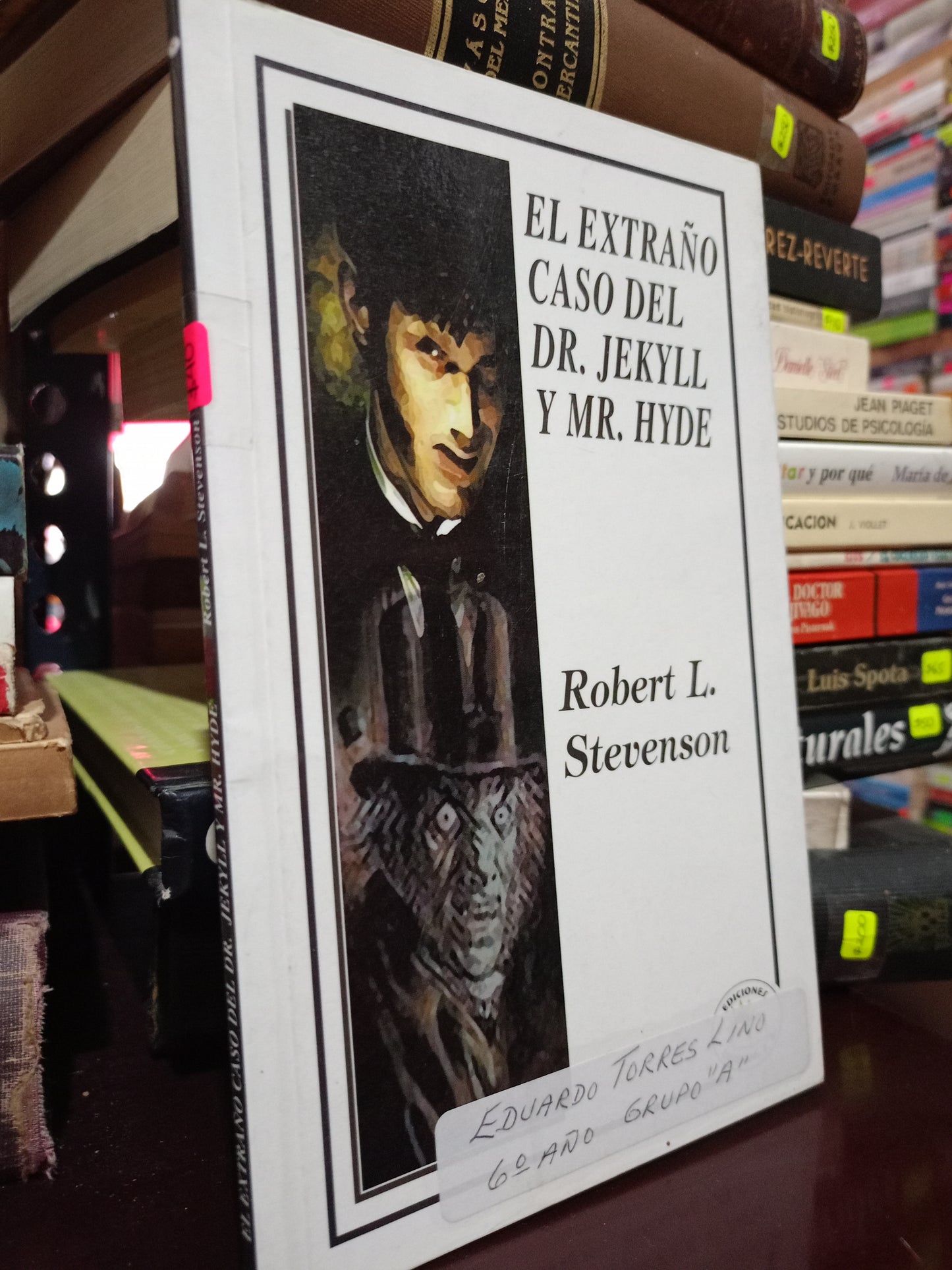 EL EXTRAÑO CASO DEL DR. JEKYLL Y MR. HYDE ROBERT L. STEVENSON USADO NOVELA LITERARIO 305