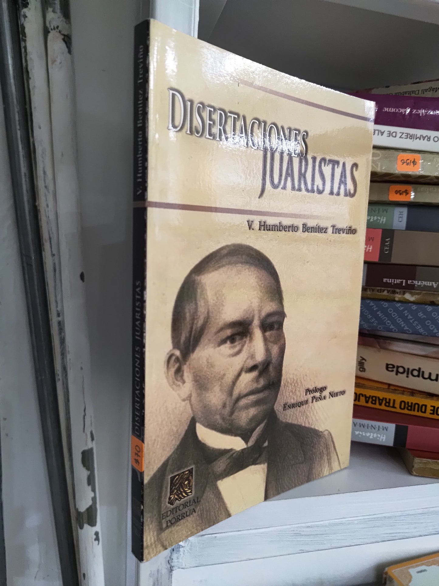 DISERTACIONES JURISTICAS POR V. HUMBERTO BENITEZ TREVIÑO USADO HISTORIA JUAREZ 515