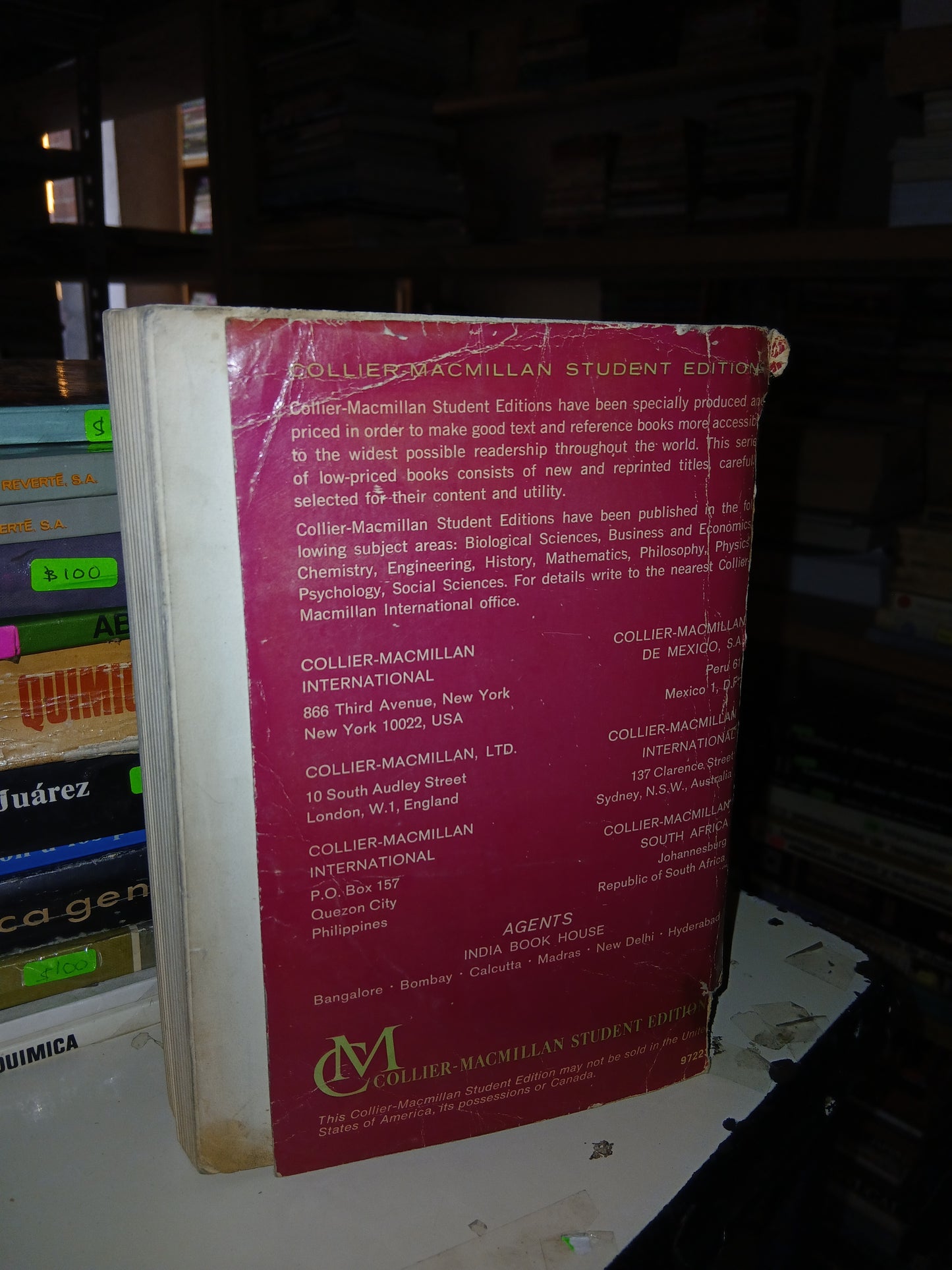 PRINCIPLES OF CHEMISTRY POR PAUL ANDER Y ANTHONY J. SONNESSA USADO QUÍMICA LITERARIO 207