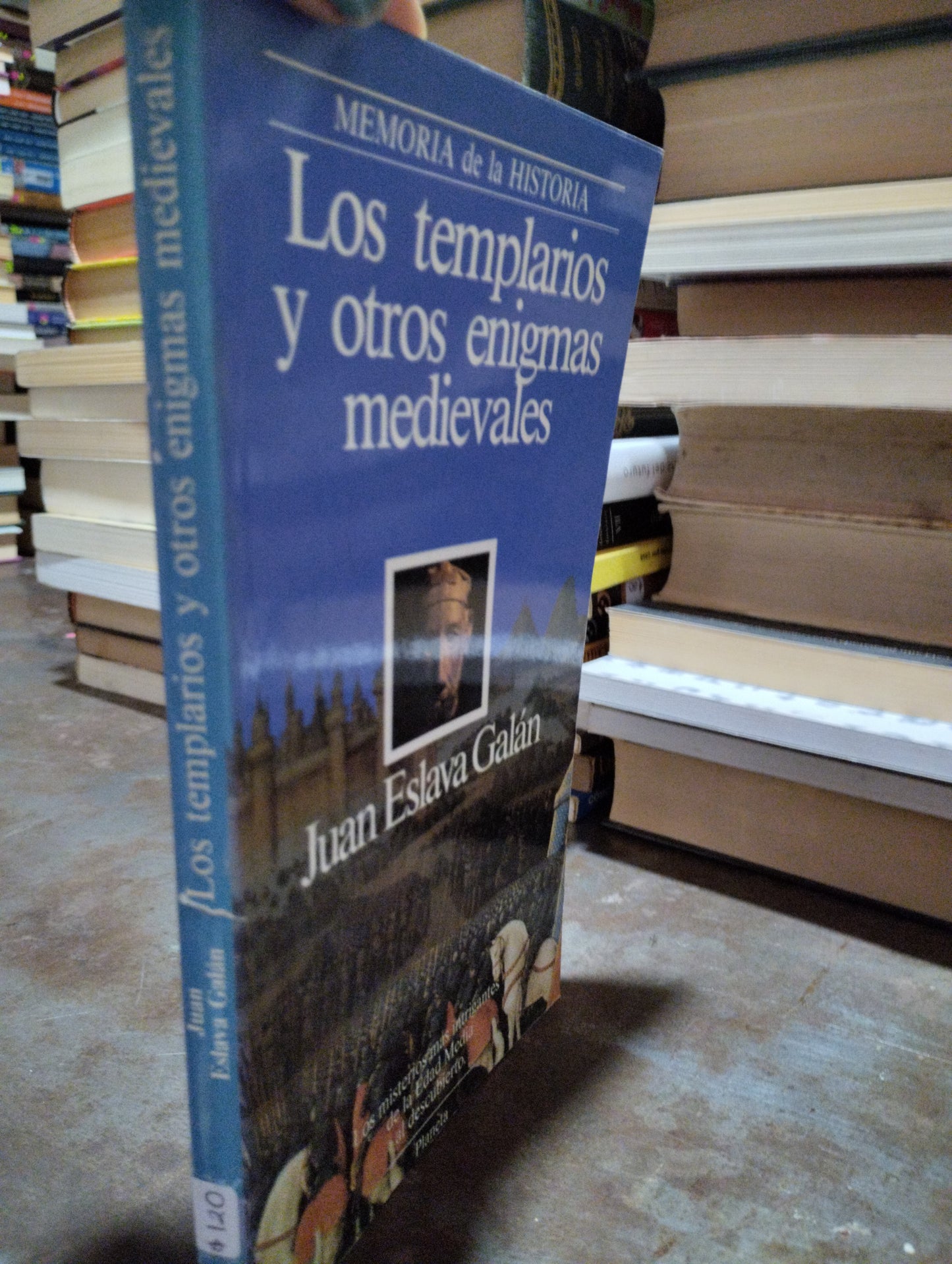 LOS TEMPLARIOS Y OTROS  ENIGMAS MEDIEVALES POR JUAN ESLAVA GALAN USADO HISTORIA ALDAMA