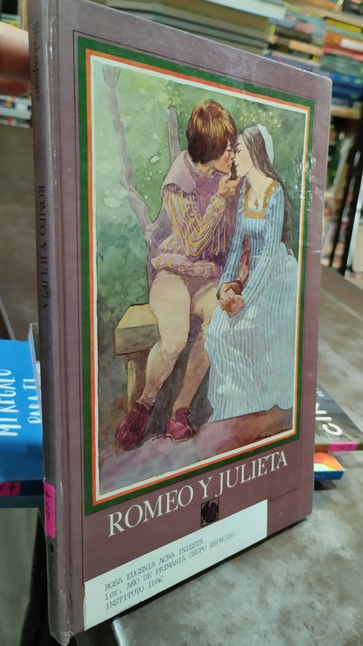 ROMEO Y JULIETA POR SHAKESPEARE LIBRO USADO NOVELAS ALDAMA