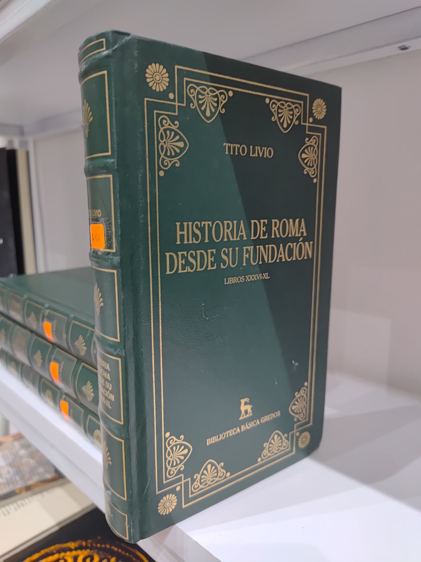 HISTORIA DE ROMA DESDE SU FUNDACION 36-40 POR TITO LIVIO USADO HISTORIA JUAREZ 515