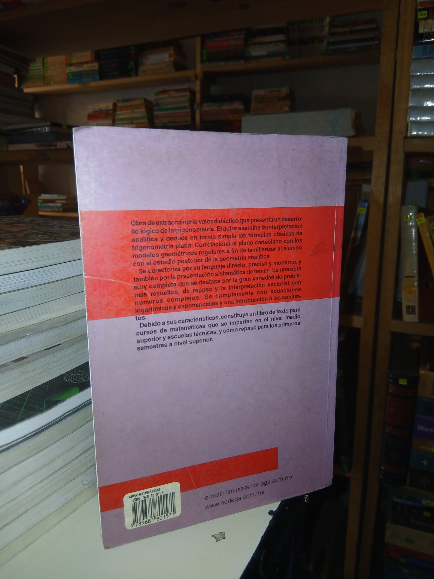 TRIGONOMETRÍA PLANA POR NATHAN O. NILES USADO TRIGONOMETRÍA LITERARIO 207
