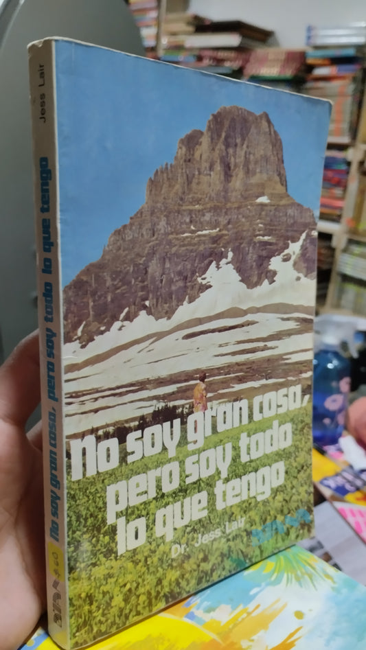 NO SOY GRAN COSA PERO SOY TODO LO QUE TENGO POR JESS LAIR LIBRO USADO NOVELAS ALDAMA