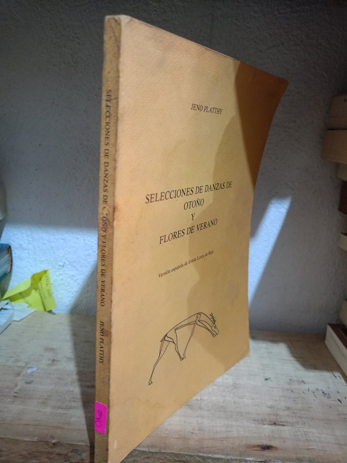 SELECCIONES DE DANZAS DE OTOÑO Y FLORES DE VERANO POR JENO PLATTHY USADO POESIA LITERARIO 305