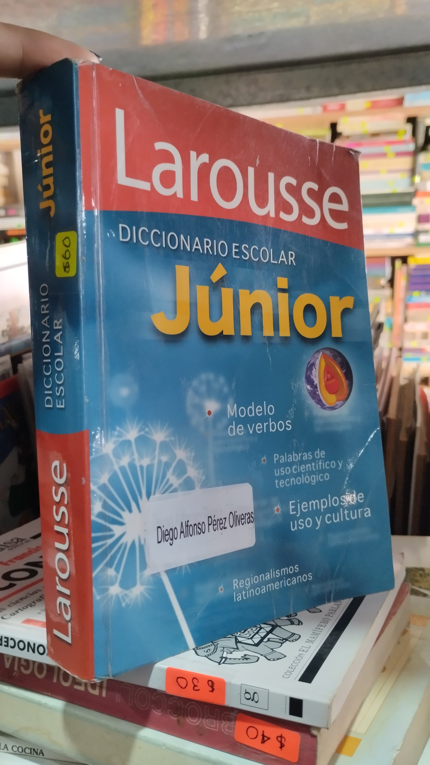 LAROUSSE DICCIONARIO ESCOLAR JUNIOR LIBRO USADO EDUCACIÓN ALDAMA