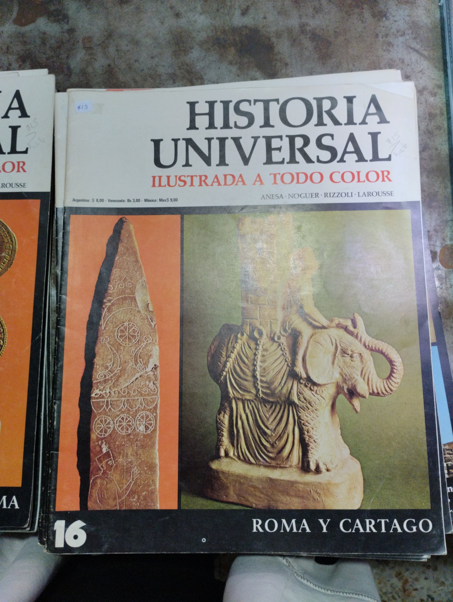 HISTORIA UNIVERSAL ILUSTRADA A TODO COLOR POR ANESA NOGUER RIZZOLI LAROUSSE USADO ARTE ALDAMA