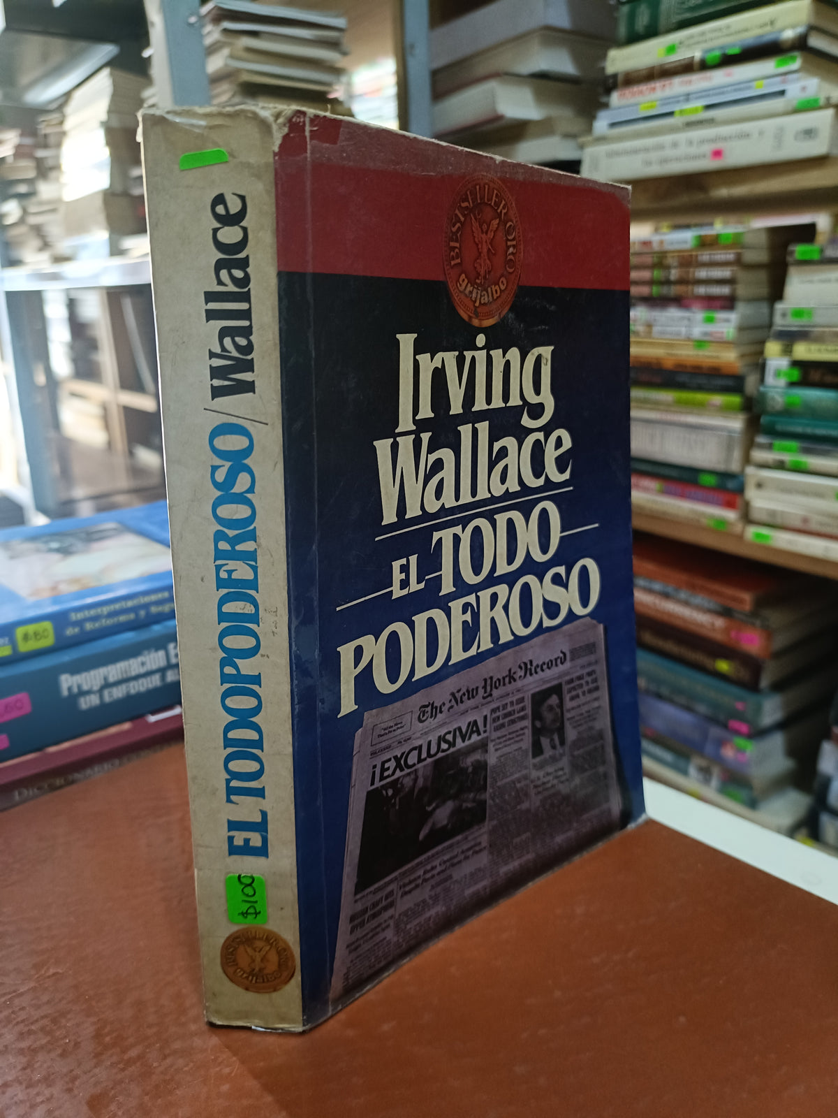 EL TODO PODEROSO POR IRVING WALLACE USADO NOVELA LITERARIO 207