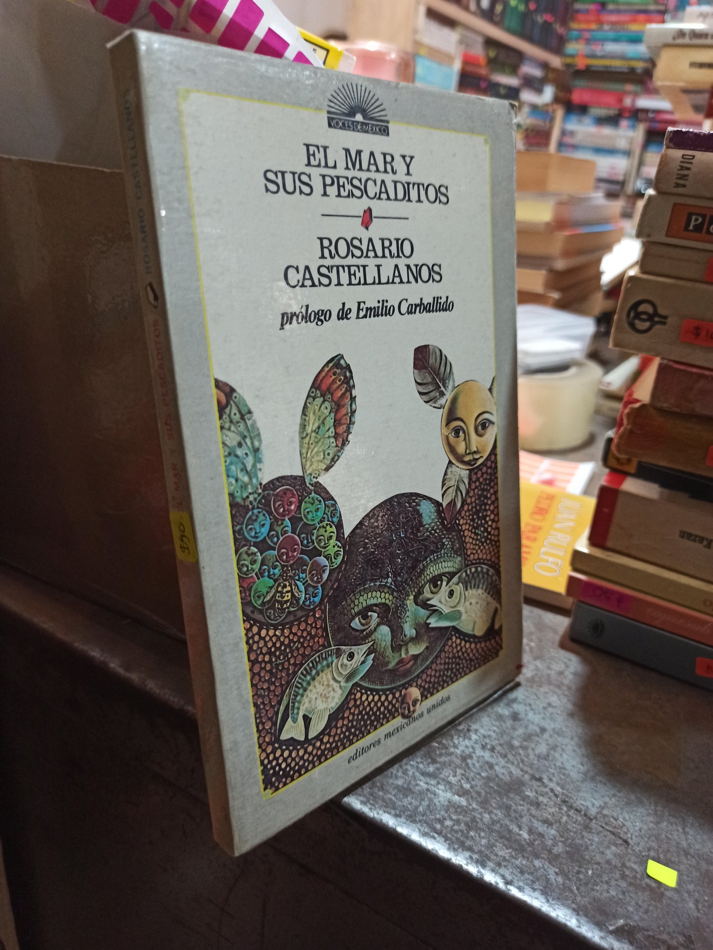EL MAR Y SUS PESCADITOS POR ROSARIO CASTELLANOS USADO NOVELAS ALDAMA