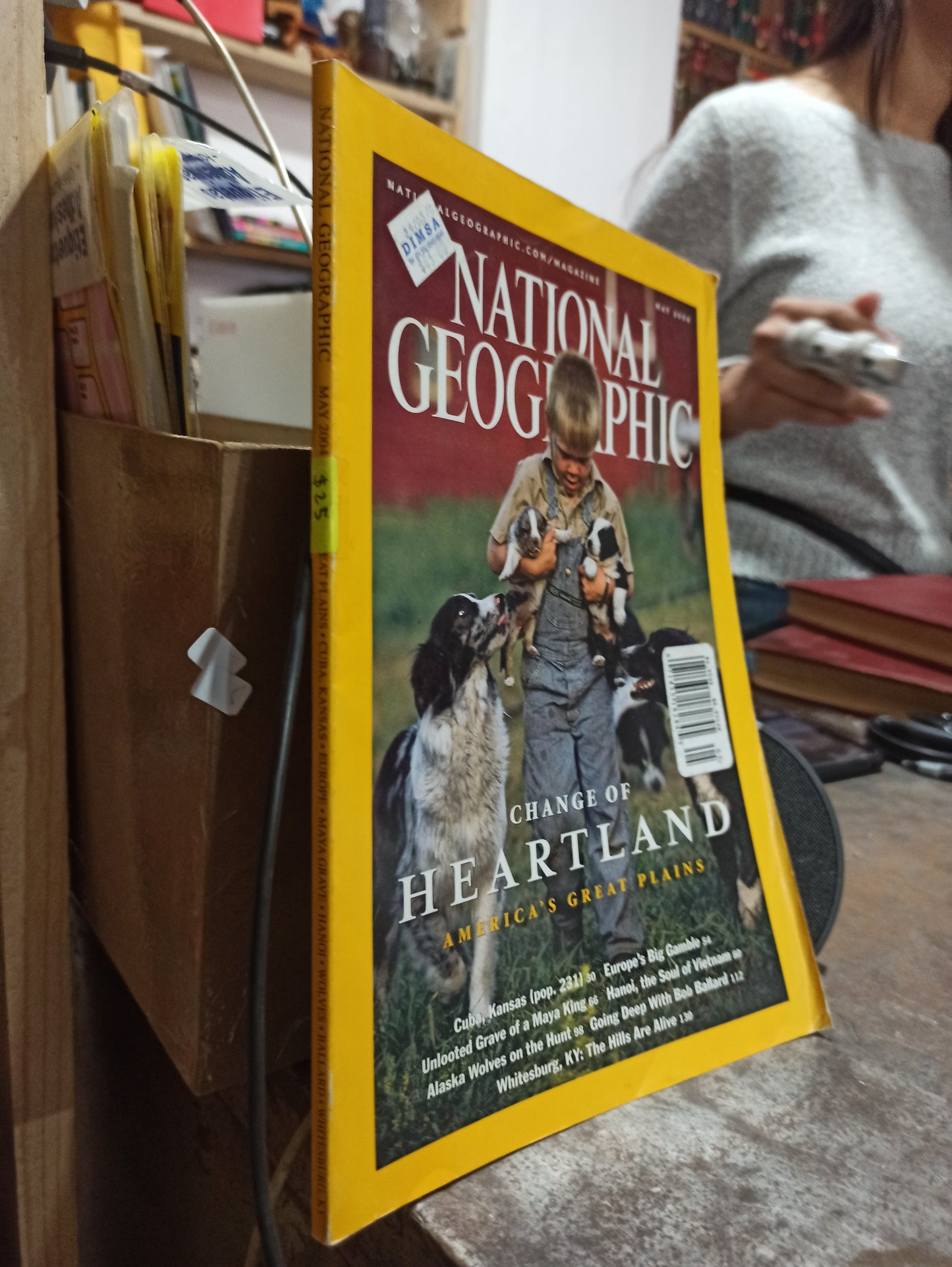 REVISTA NATIONAL GEOGRAPHIC CHANGE OF HEARTLAND USADO INFANTILES ALDAMA