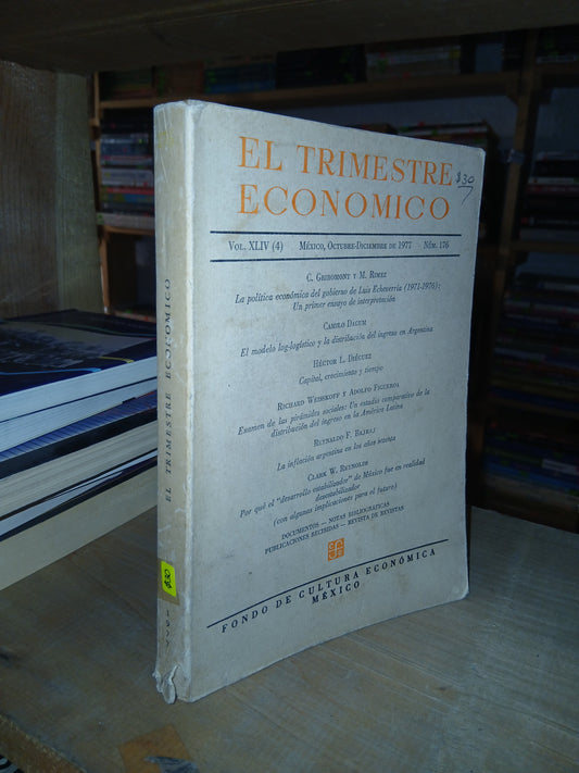 EL TRIMESTRE ECONÓMICO (VARIOS AUTORES) USADO ADMINISTRACIÓN LITERARIO 207