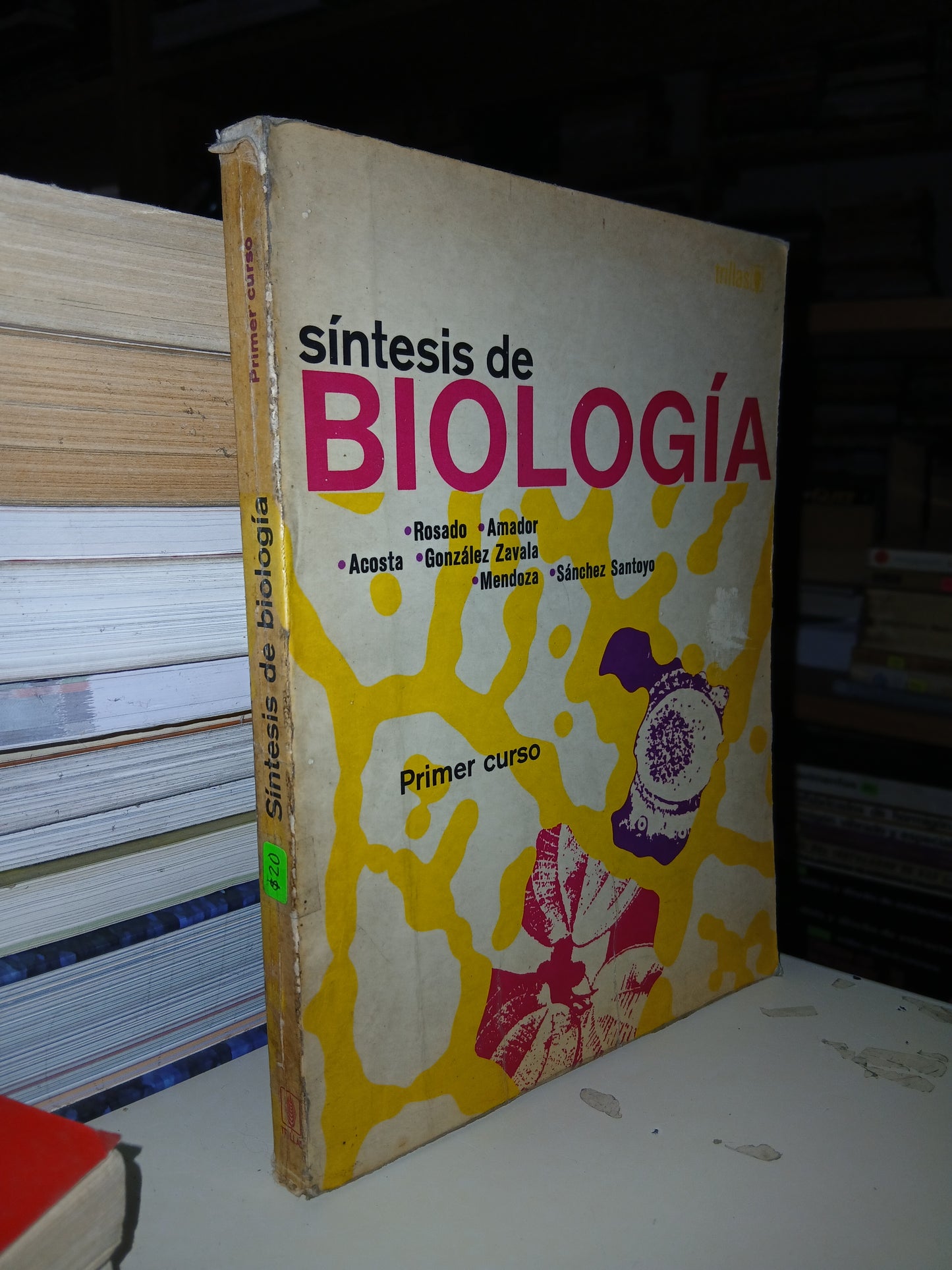 SÍNTESIS DE BIOLOGÍA PRIMER CURSO (VARIOS AUTORES) USADO BIOLOGÍA LITERARIO 207