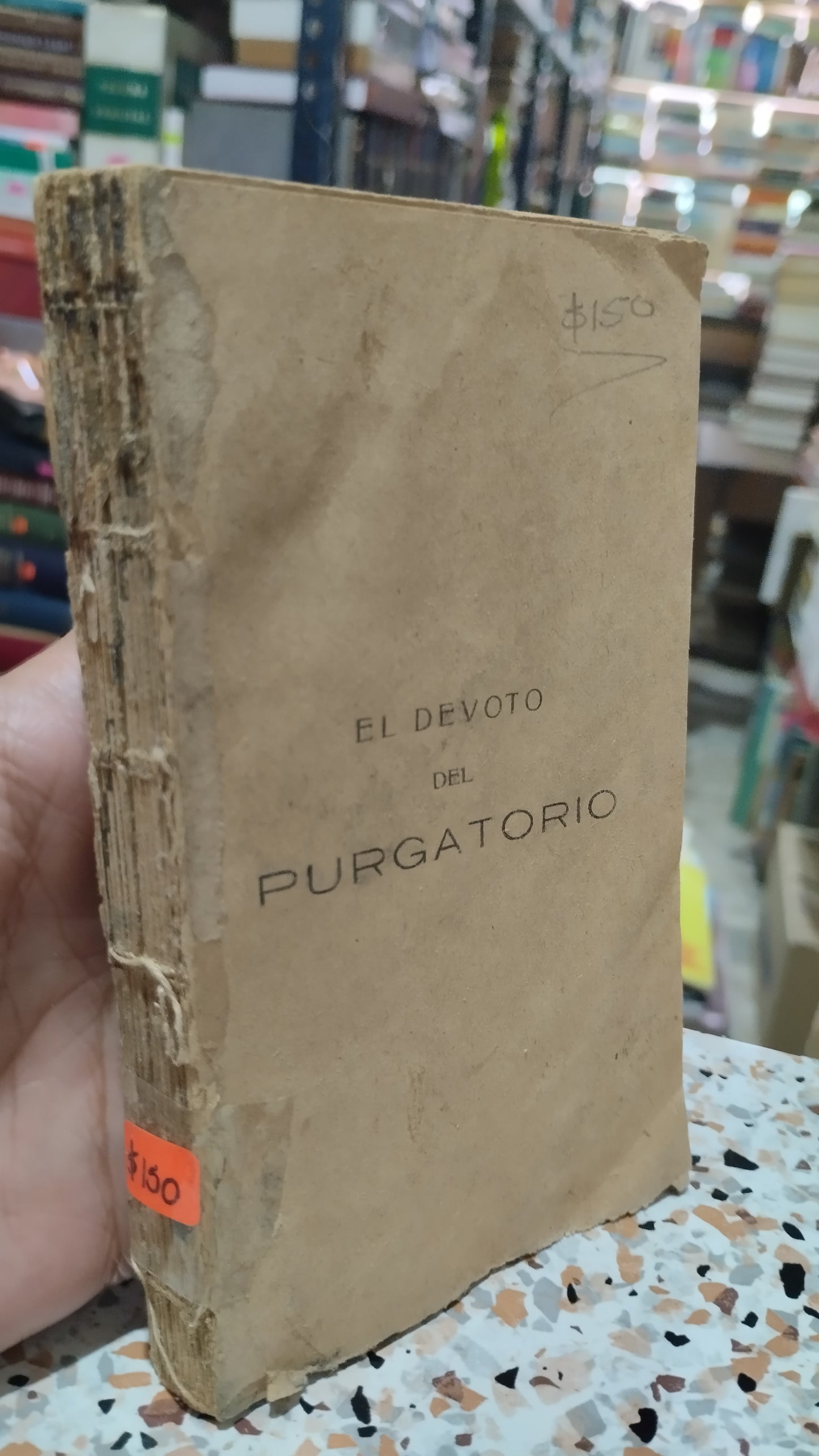 EL DEVOTO DEL PURGATORIO POR ANTONIO DONADONI LIBRO USADO ANTIGUO ALDAMA
