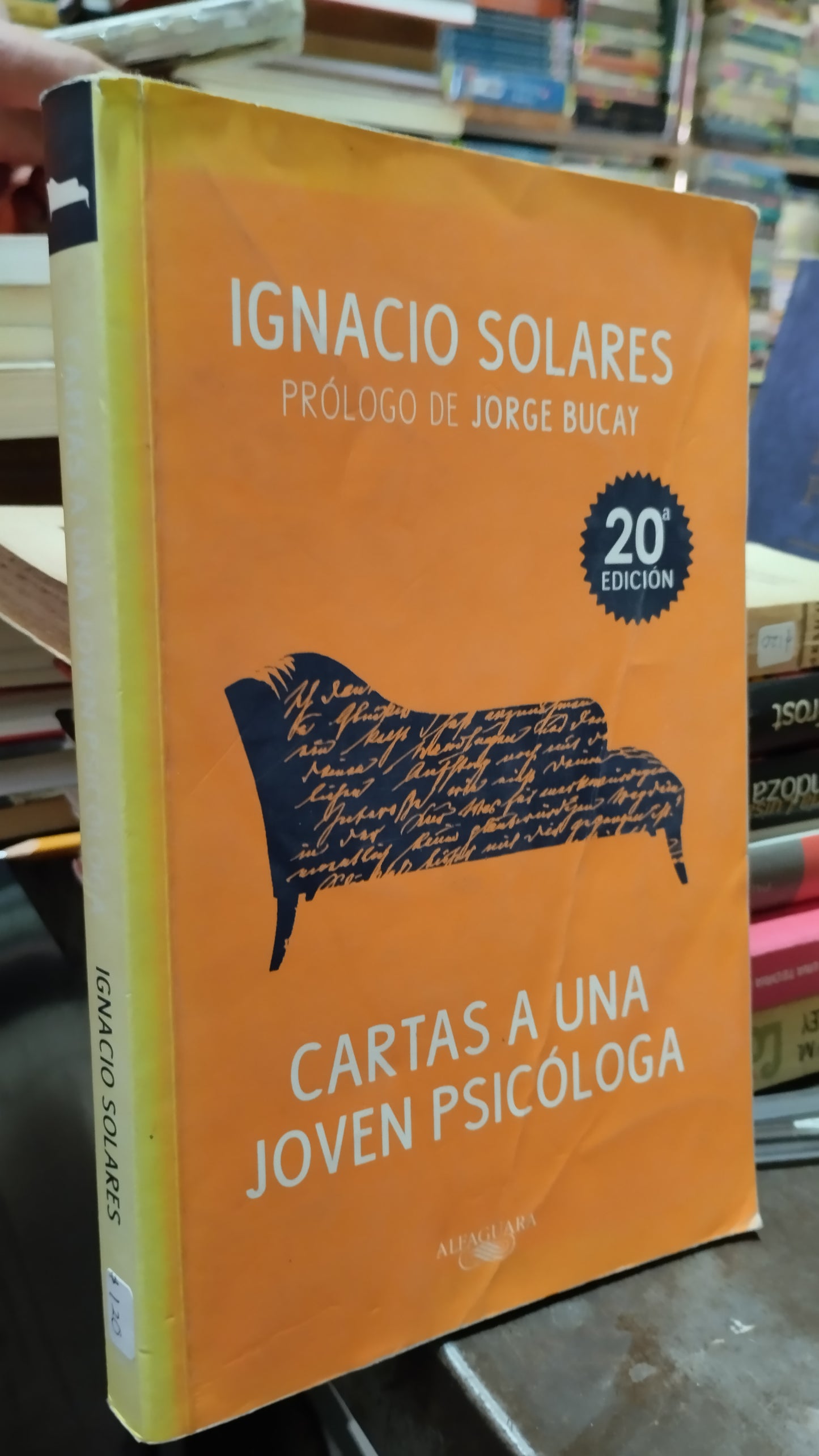 CARTAS A UNA JOVEN PSICOLOGA POR IGNACIO SOLARES LIBRO USADO NOVELAS ALDAMA