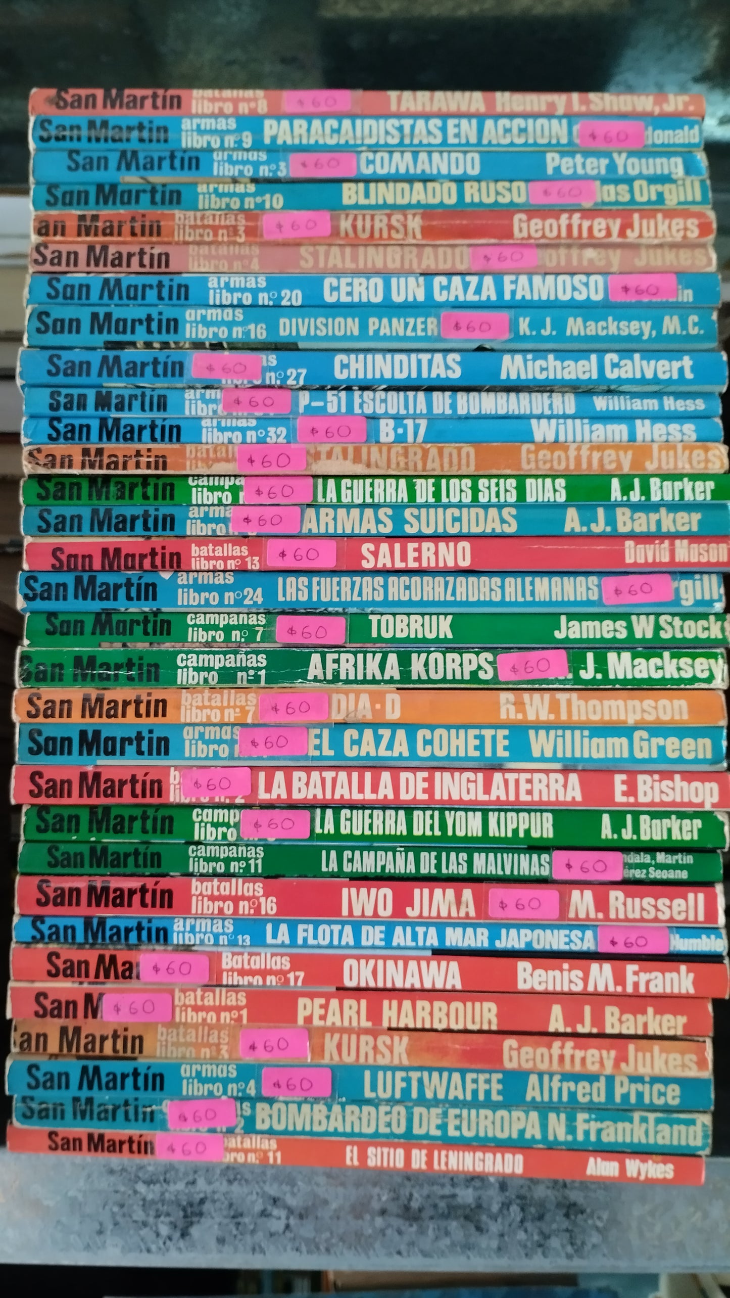 SAN MARTIN 31 TOMOS LIBRO USADO HISTORIA ALDAMA