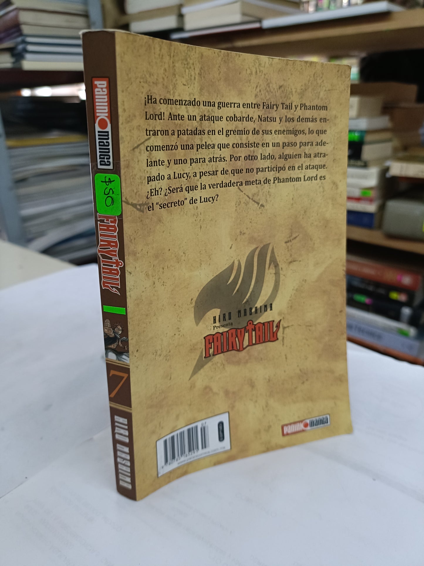 FAIRYTAIL 7 POR HIRO MASHIMA MANGA USADO NOVELA LITERARIO 207