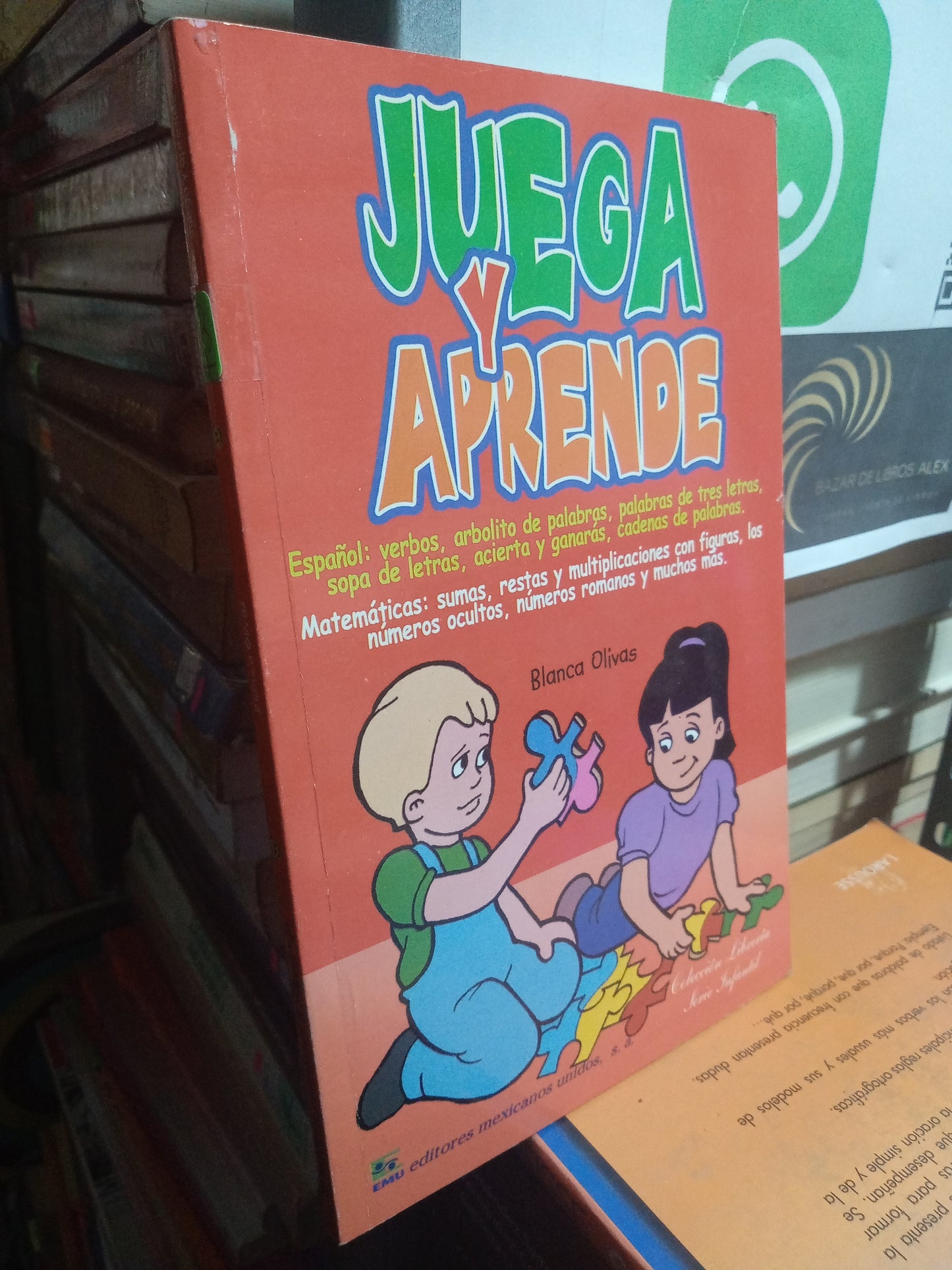 JUEGA Y APRENDE POR BLANCA OLIVAS USADO EDUCACION JUAREZ