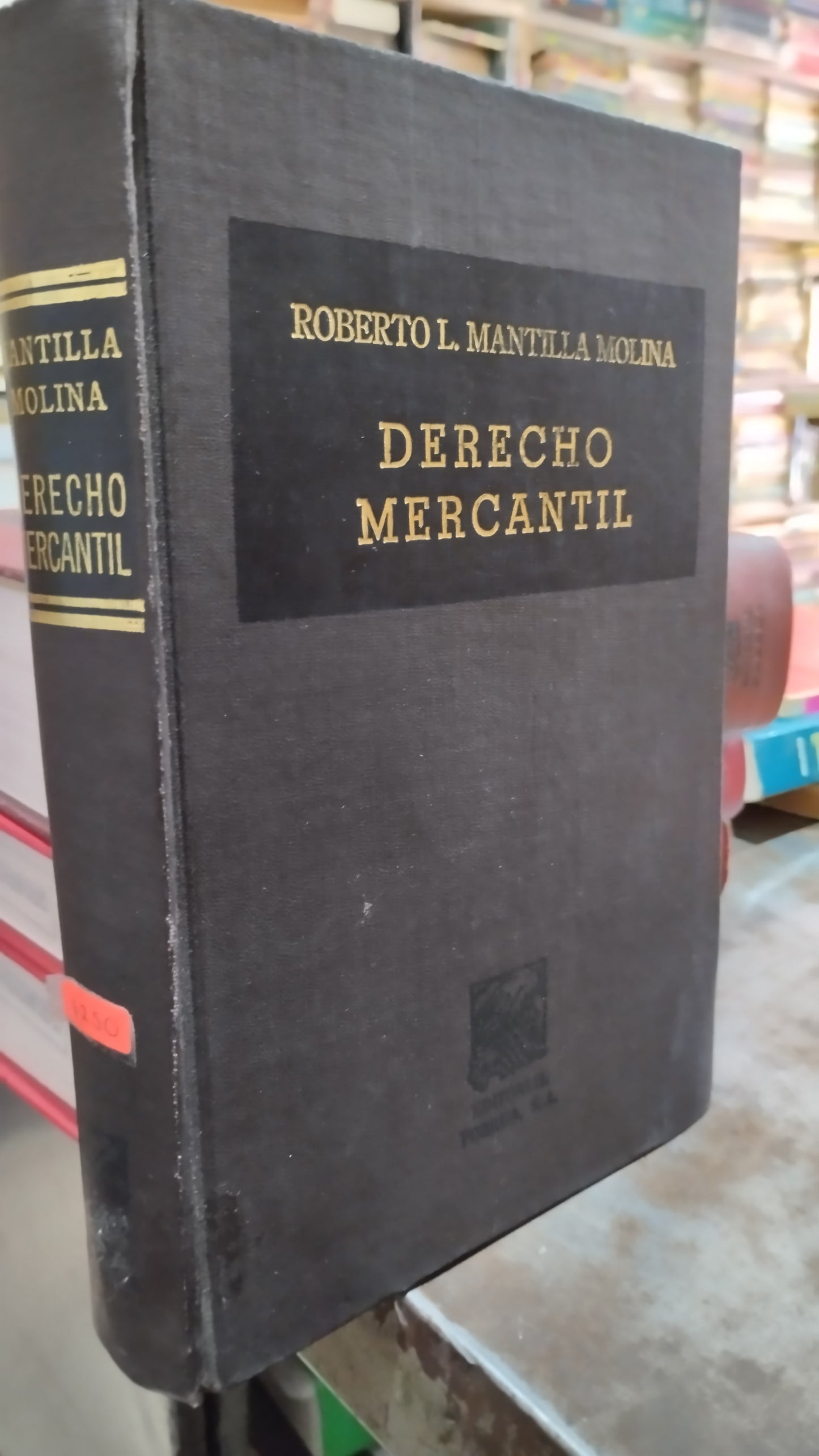 DERECHO MERCANTIL POR ROBERTO L MANTILLA MOLINA LIBRO USADO DERECHO ALDAMA