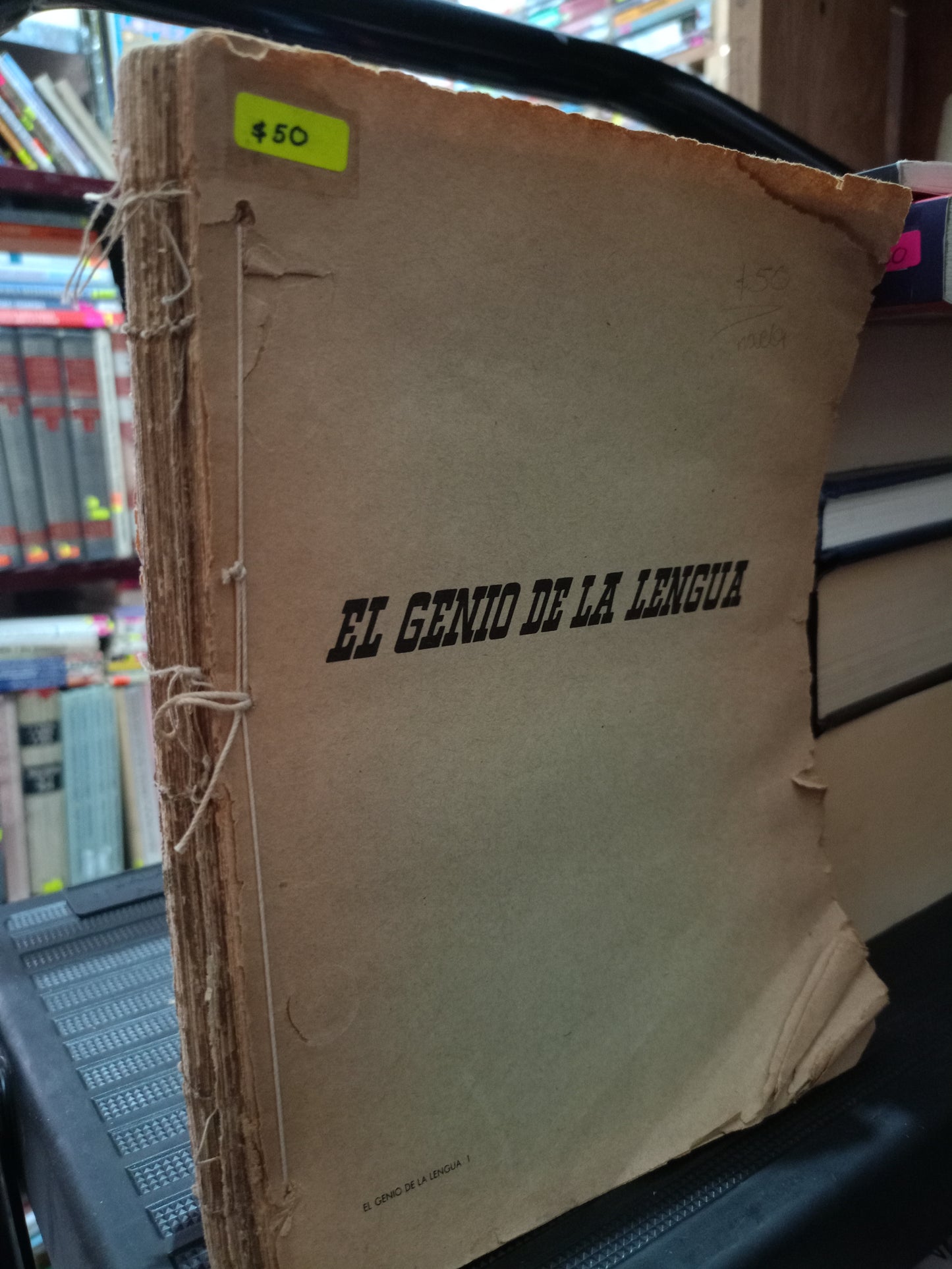 EL GENIO DE LA LENGUA USADO NOVELA LITERARIO 305