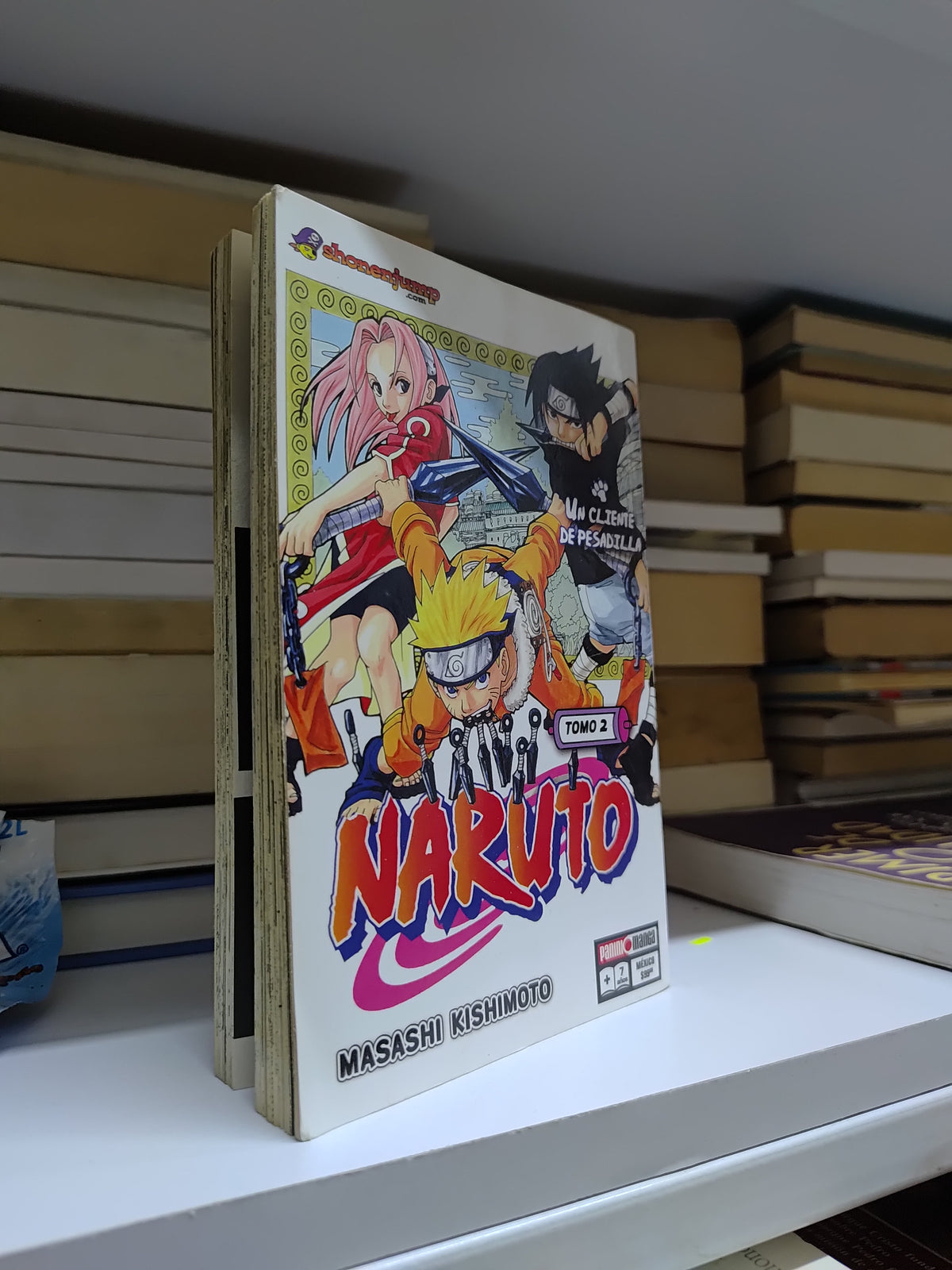 NARUTO TOMO 2 POR MASASHI KISHIMOTO USADO NOVELAS LITERARIO 207