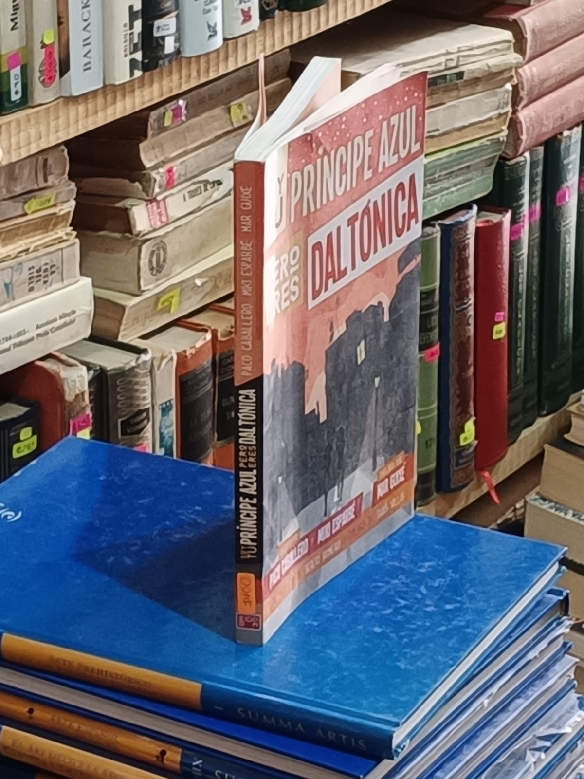 SOY TU PRINCPE AZUL PERO ERES DALTONICA PACO CABALLERO USADO NOVELA LITERARIO 305