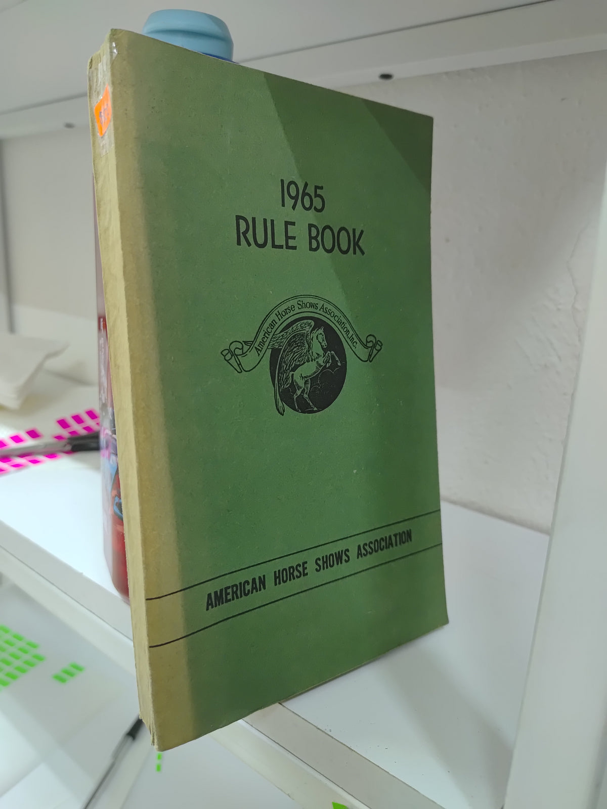 RULE BOOK 1965 POR EDITORIAL AMERICAN HORSE USADO BIOLOGIA JUAREZ 515
