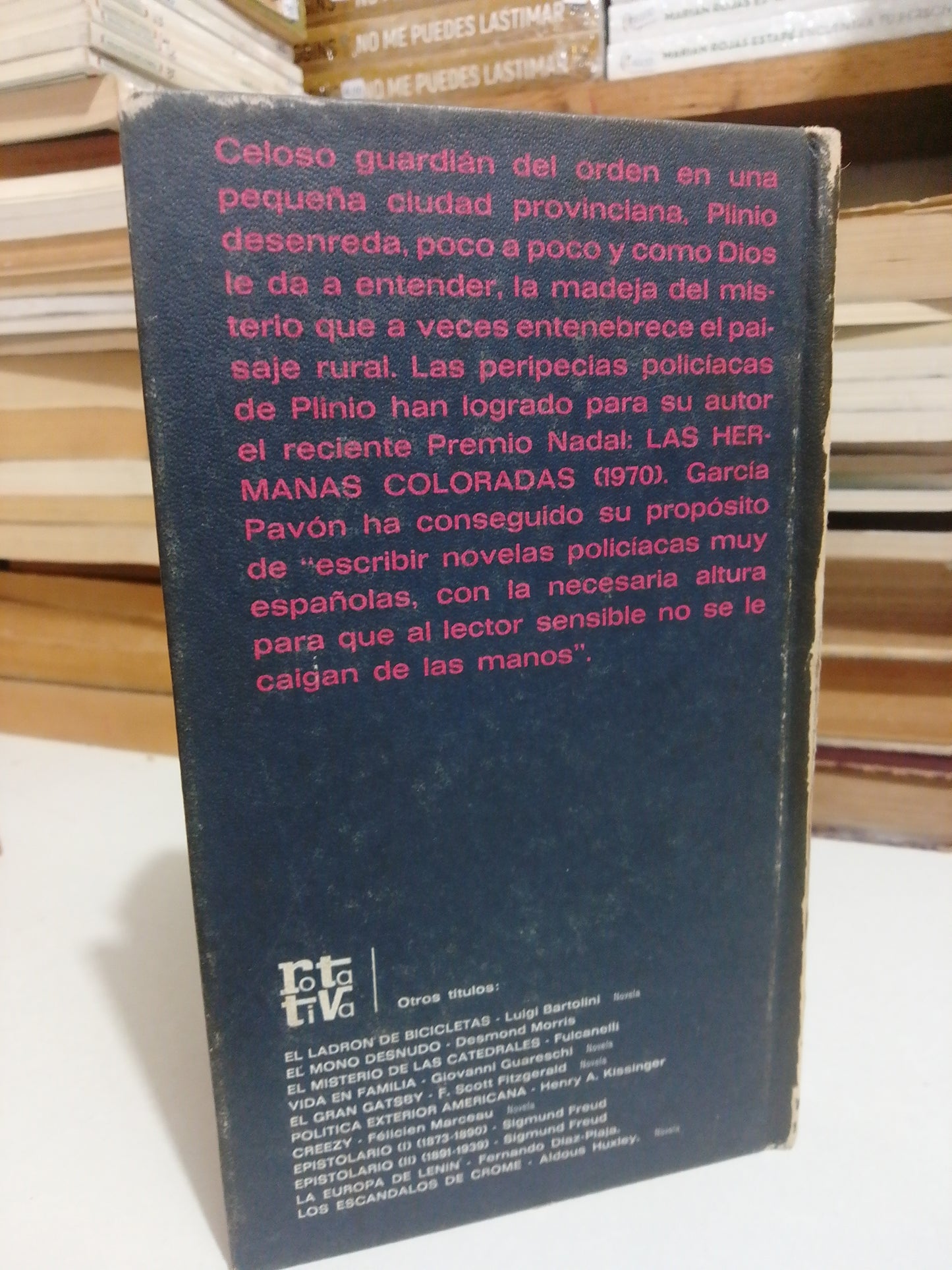 HISTORIAS DE PLINIO POR F. GARCÍA PAVÓN USADO NOVELA JUÁREZ