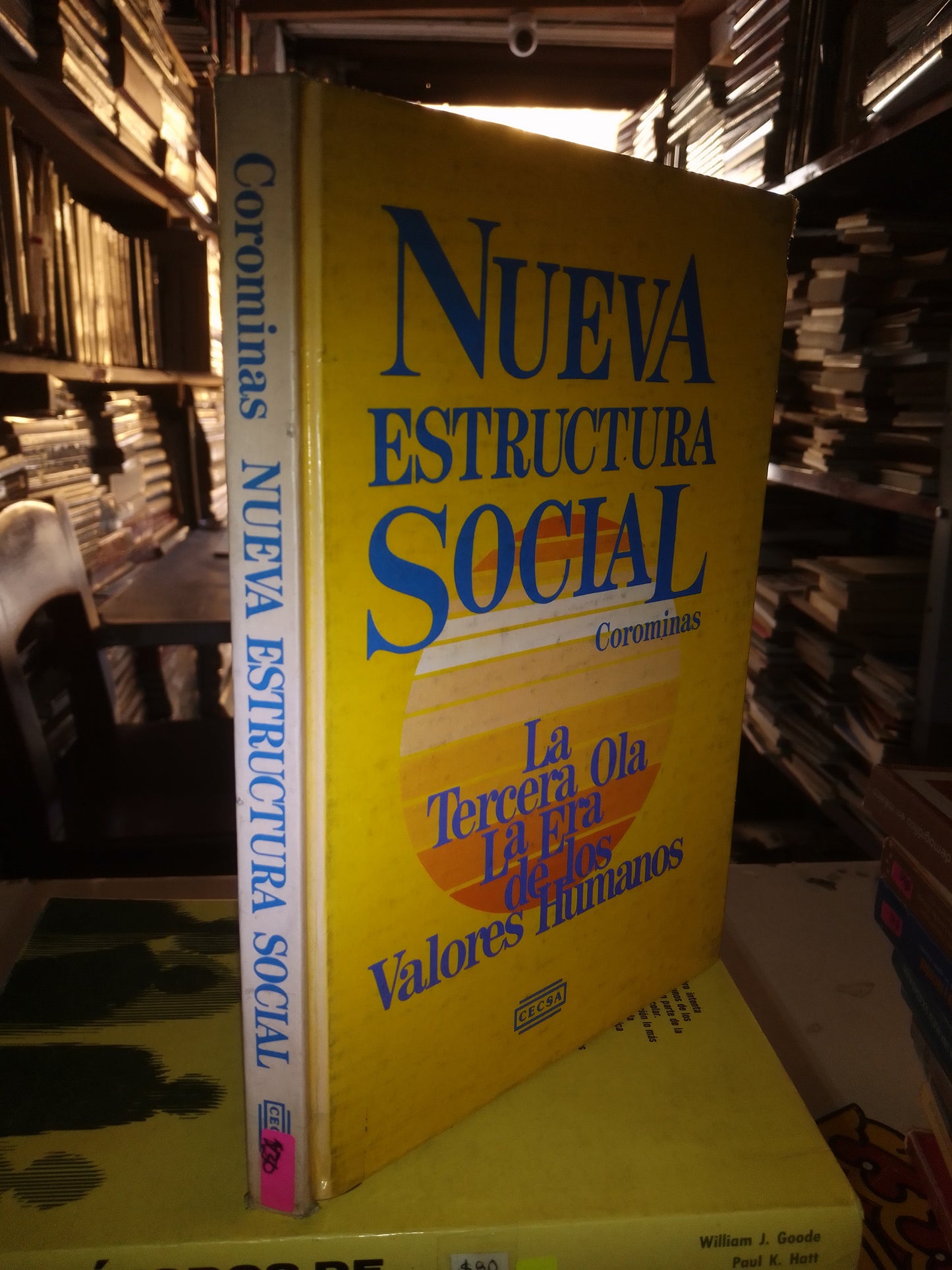 NUEVA ESTRUCTURA SOCIAL POR COROMINAS USADO SOCIOLOGÍA LITERARIO 207