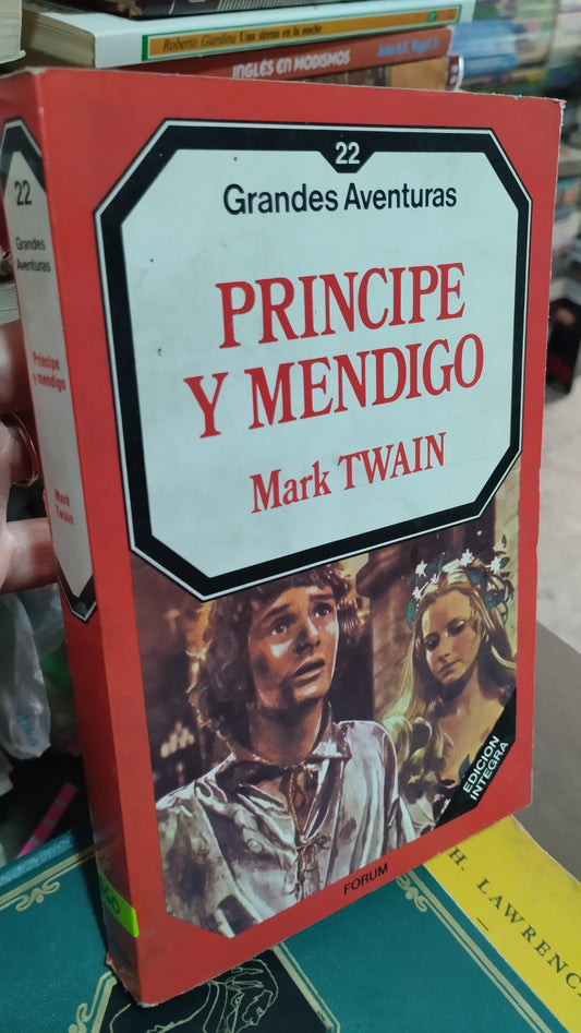 PEINCIPE Y MENDIGO POR MARK TWAIN LIBRO USADO NOVELAS ALDAMA
