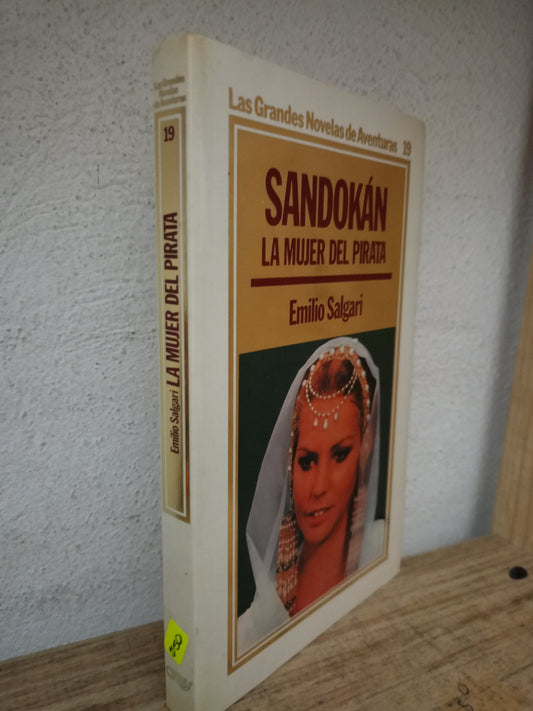 SANDOKAN LA MUJER DEL PIRATA EMILIO SALGARI USADO NOVELA LITERARIO 305