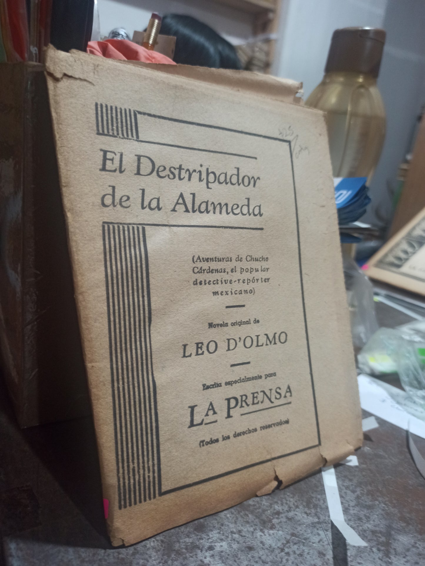 EL DESTRIPADOR DE ALAMEDA POR LEO D'OLMO USADO ANTIGUOS ALDAMA