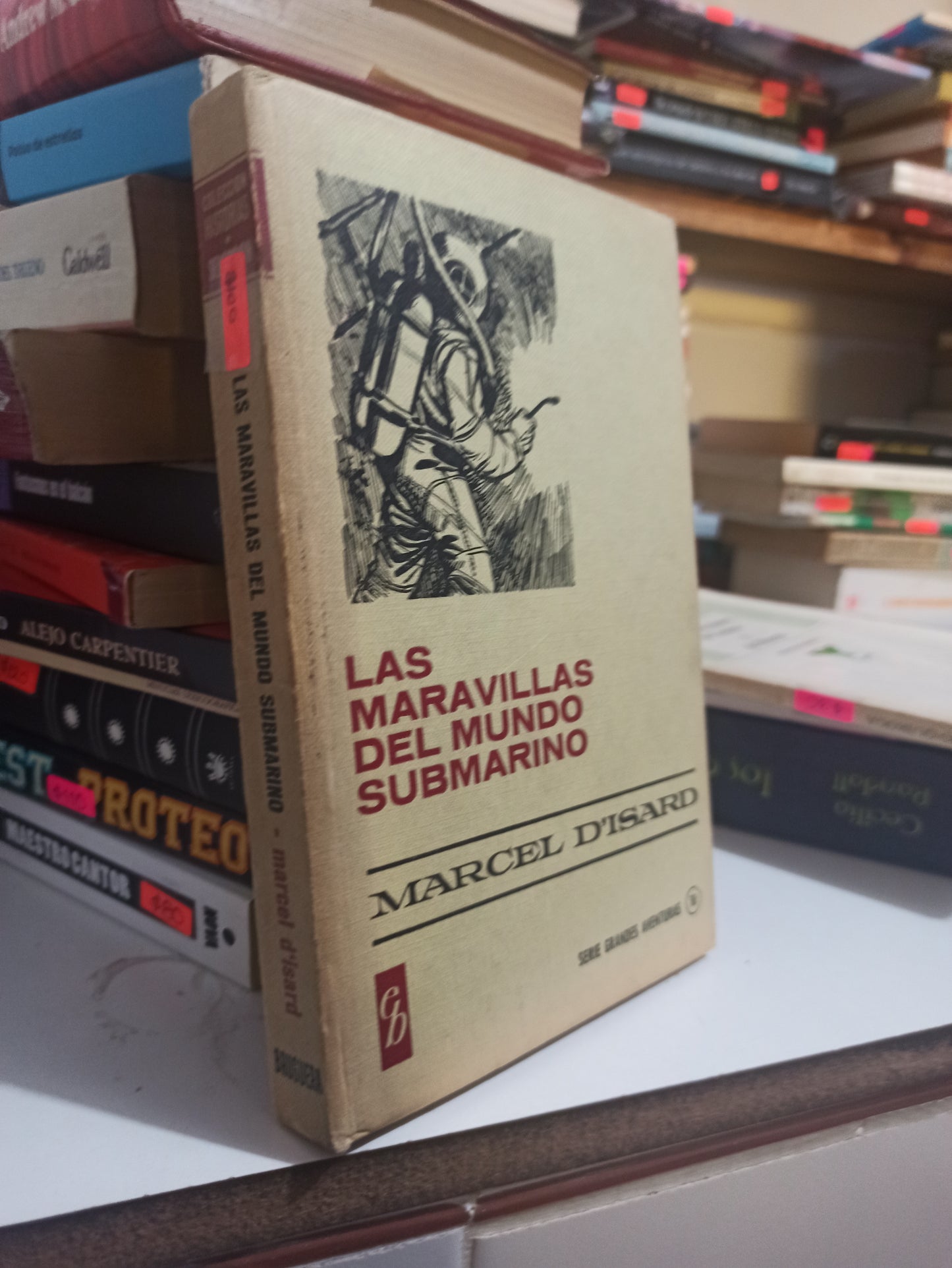 LAS MARAVILLAS DEL MUNDO SUBMARINO POR MARCEL DISARD USADO NOVELAS JUÁREZ