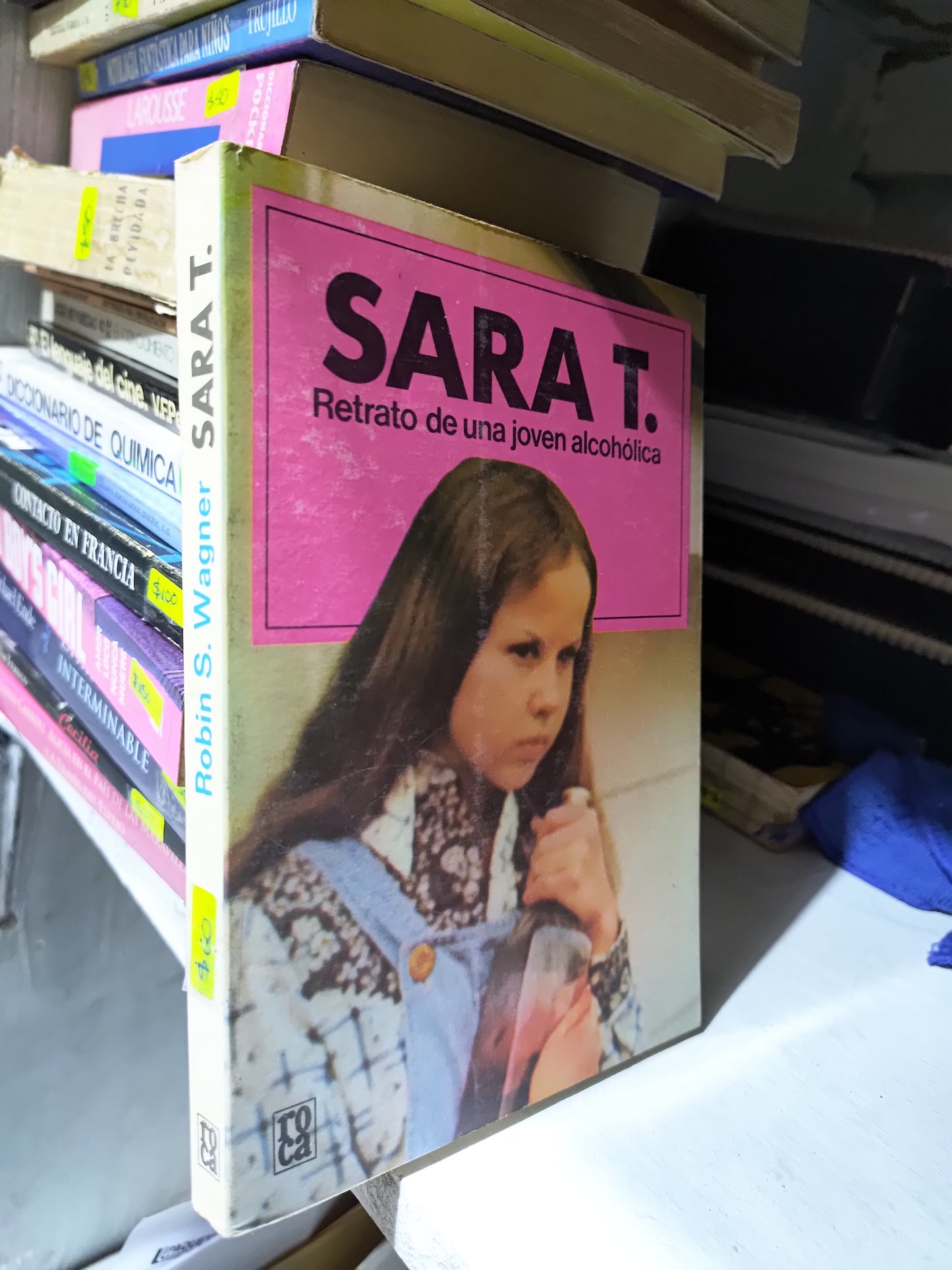 SARA T. EL RETRATO DE UNA JOVEM ALCOHOLICA POR ROBIN S. WAGNER USADO NOVELAS JUAREZ