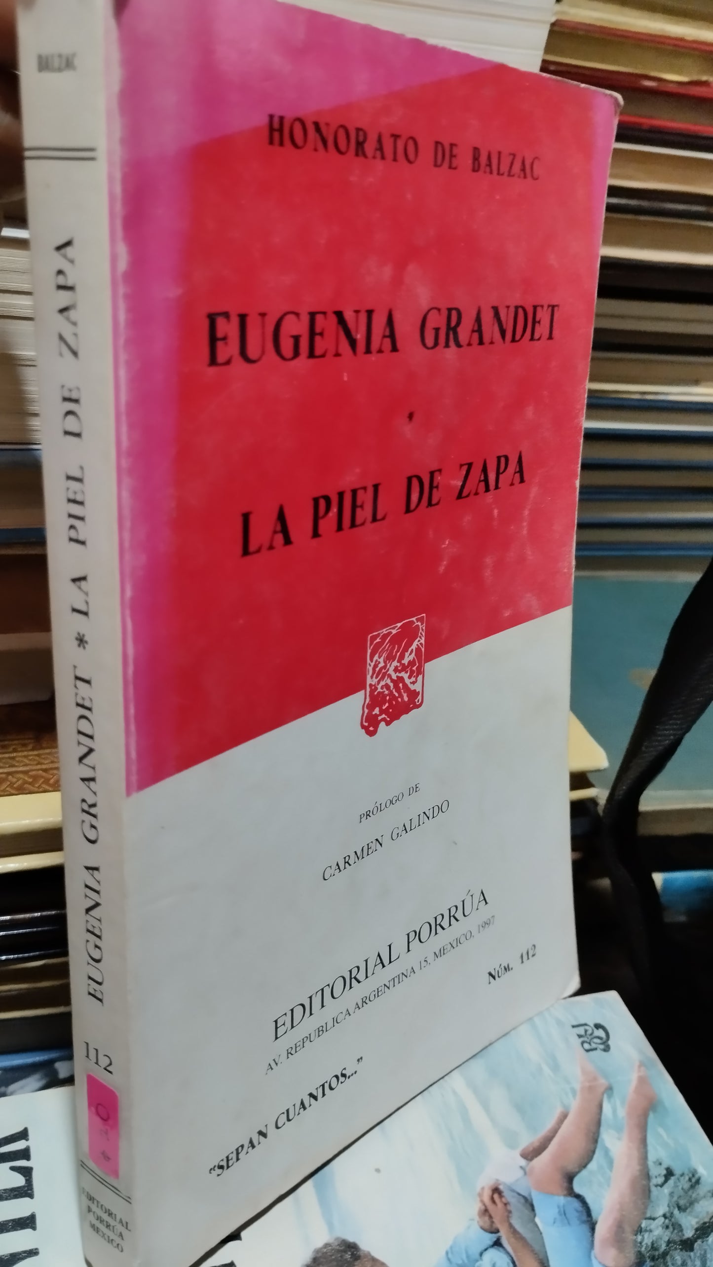 EUGENIA GRANDET LA PIEL DE ZAPA POR HONORATO DE BALZAC LIBRO USADO NOVELAS ALDAMA