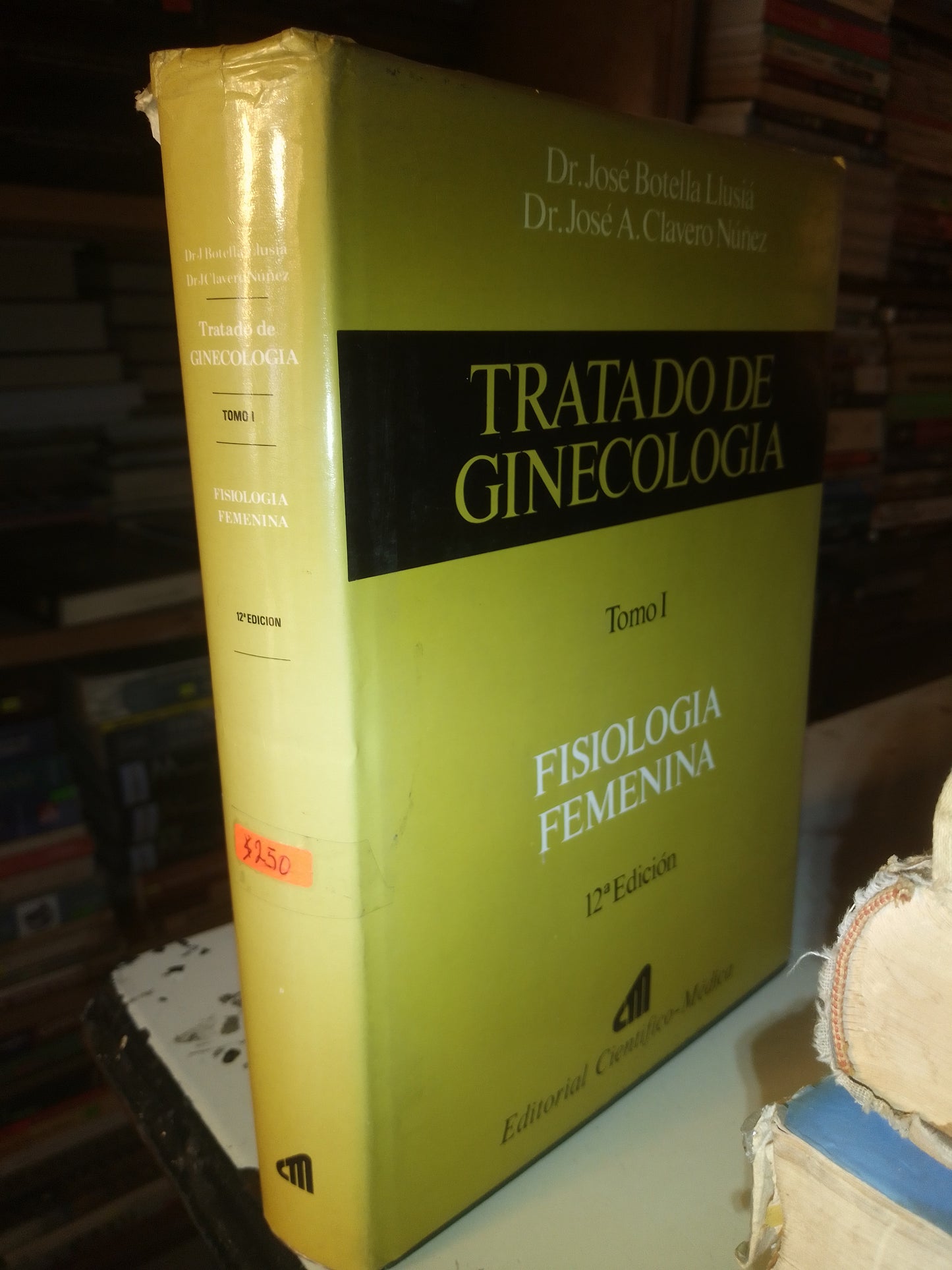 TRATADO DE GINECOLOGIA FISIOLOGIA FEMENINA 12 ª EDICION TOMO I USADO MEDICINA LITERARIO 207