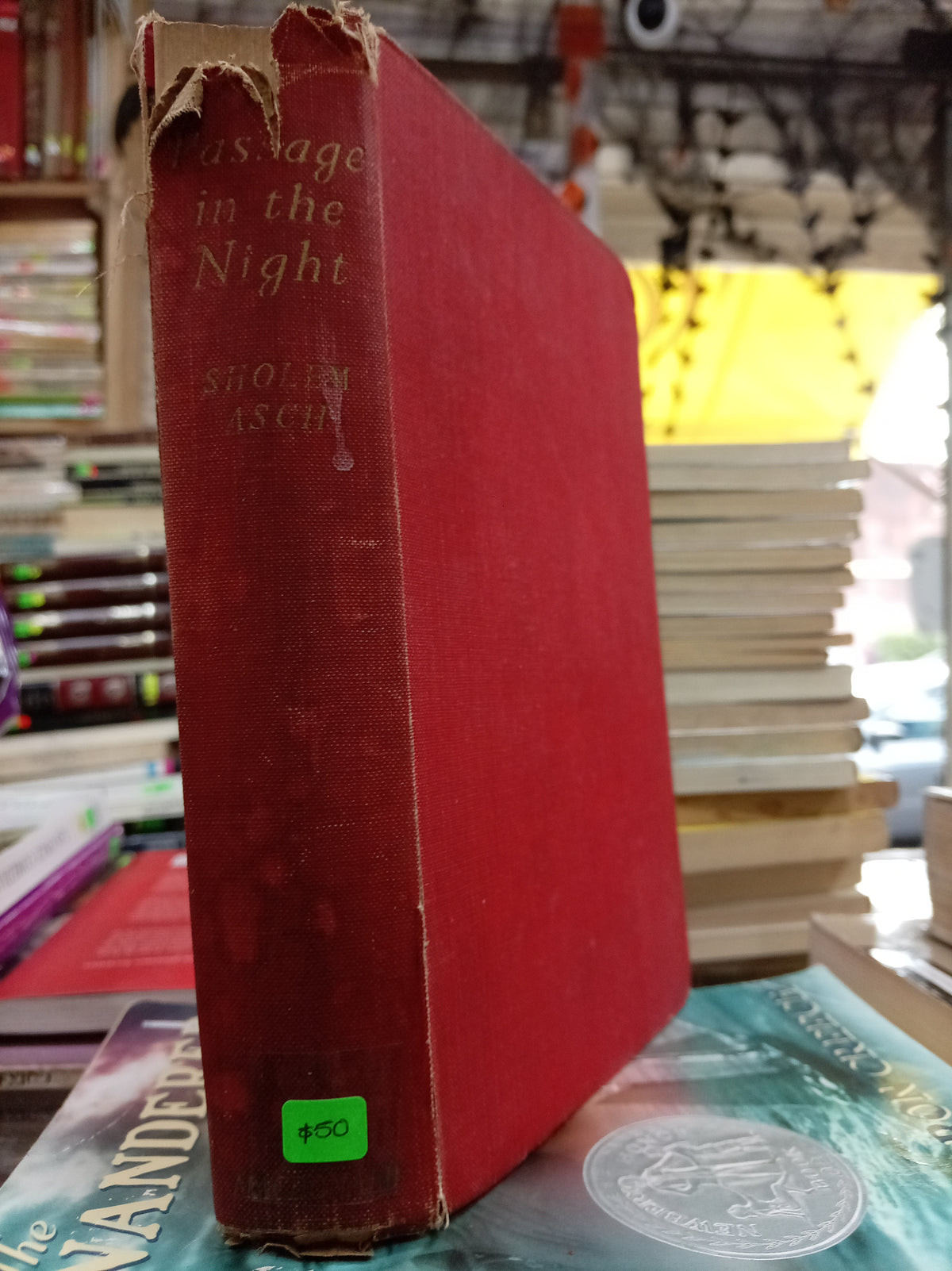 A PASSAGE IN THE NIGHT POR THOLEM ASCH USADO IDIOMAS JUAREZ 507