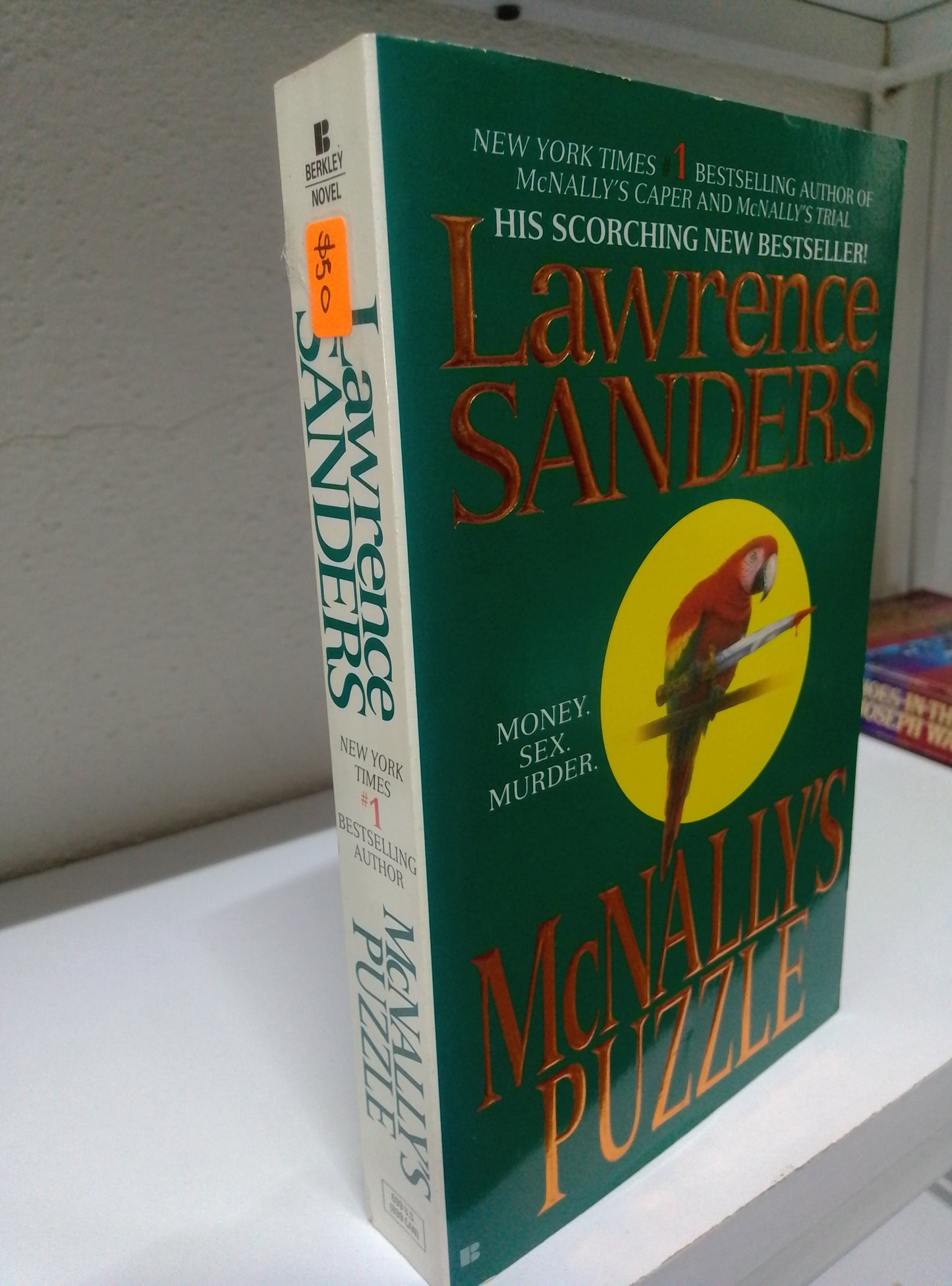 MCNALLY S PUZZLE LAWRENCE SANDERS USADO IDIOMAS JUAREZ 515