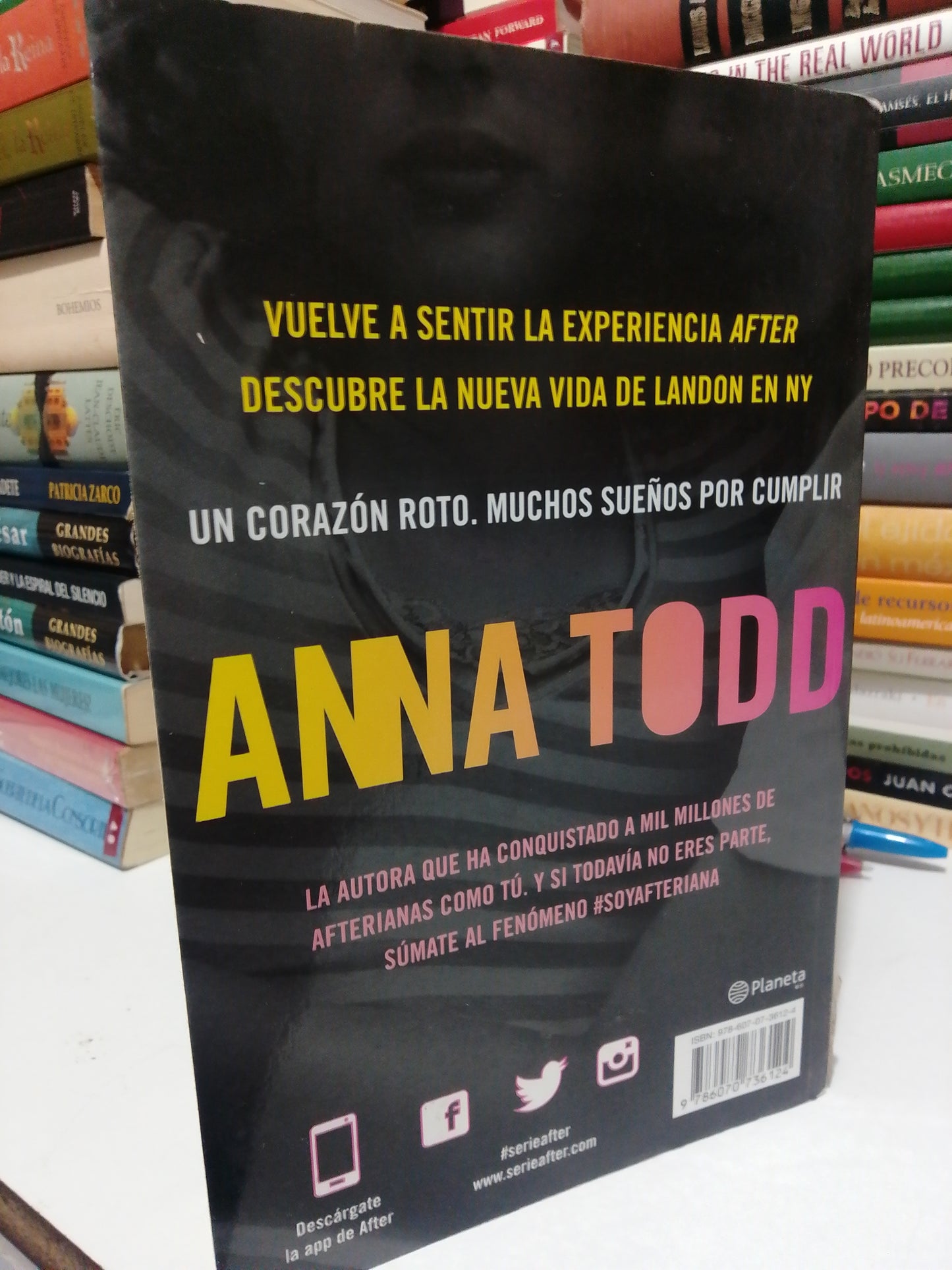 LANDON TODO POR TI POR ANNA TODD USADO NOVELA JUÁREZ