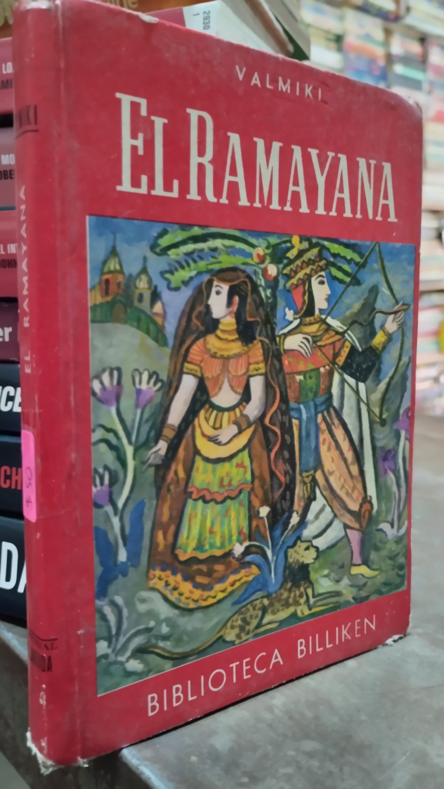 EL RAMAYANA POR VALMIKI LIBRO USADO NOVELAS ALDAMA