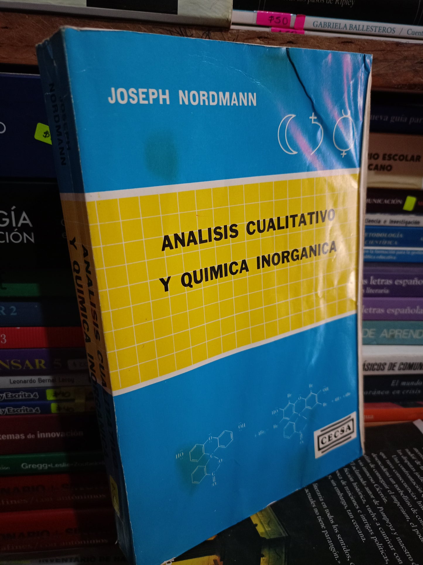 ANALISIS CUALITATIVO Y QUIMICA INORGANICA POR JOSEPH NORDMANN USADO QUÍMICA LITERARIO 305
