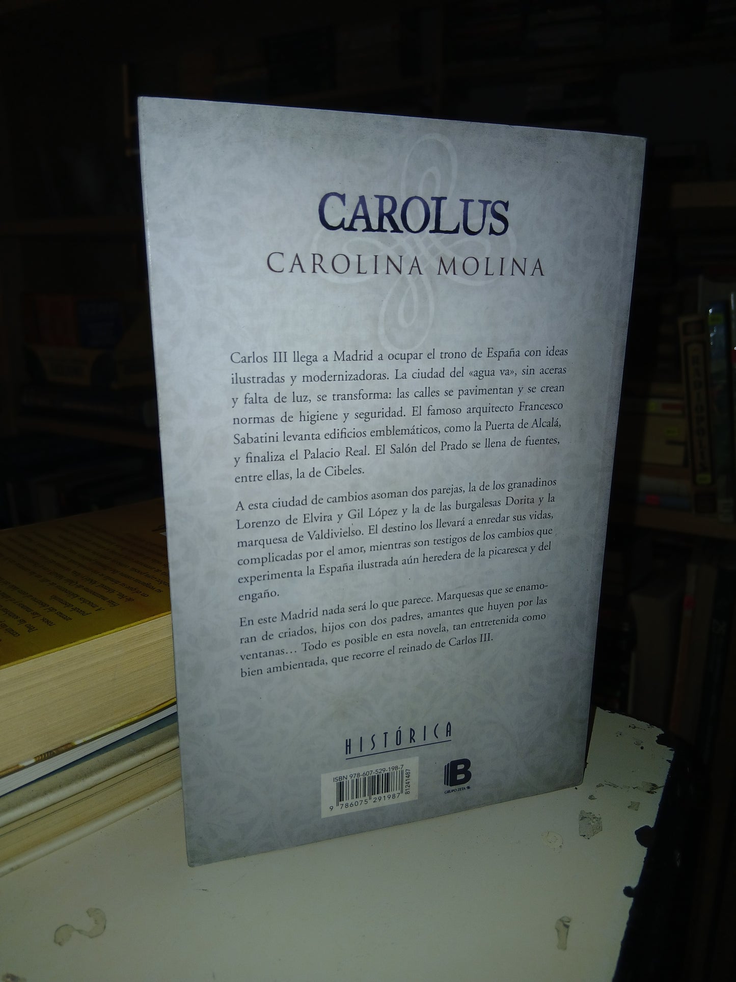 CAROLUS POR CAROLINA MOLINA USADO NOVELA LITERARIO 207