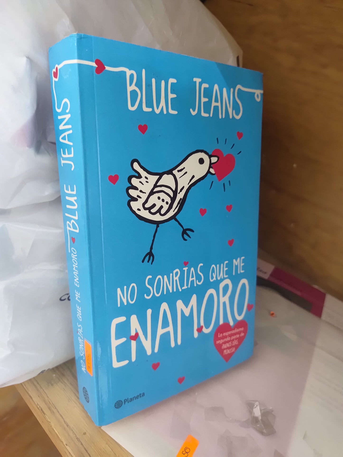 NO SONRIAS QUE ME ENAMORO POR BLUE JEANS USADO NOVELAS JUAREZ 515
