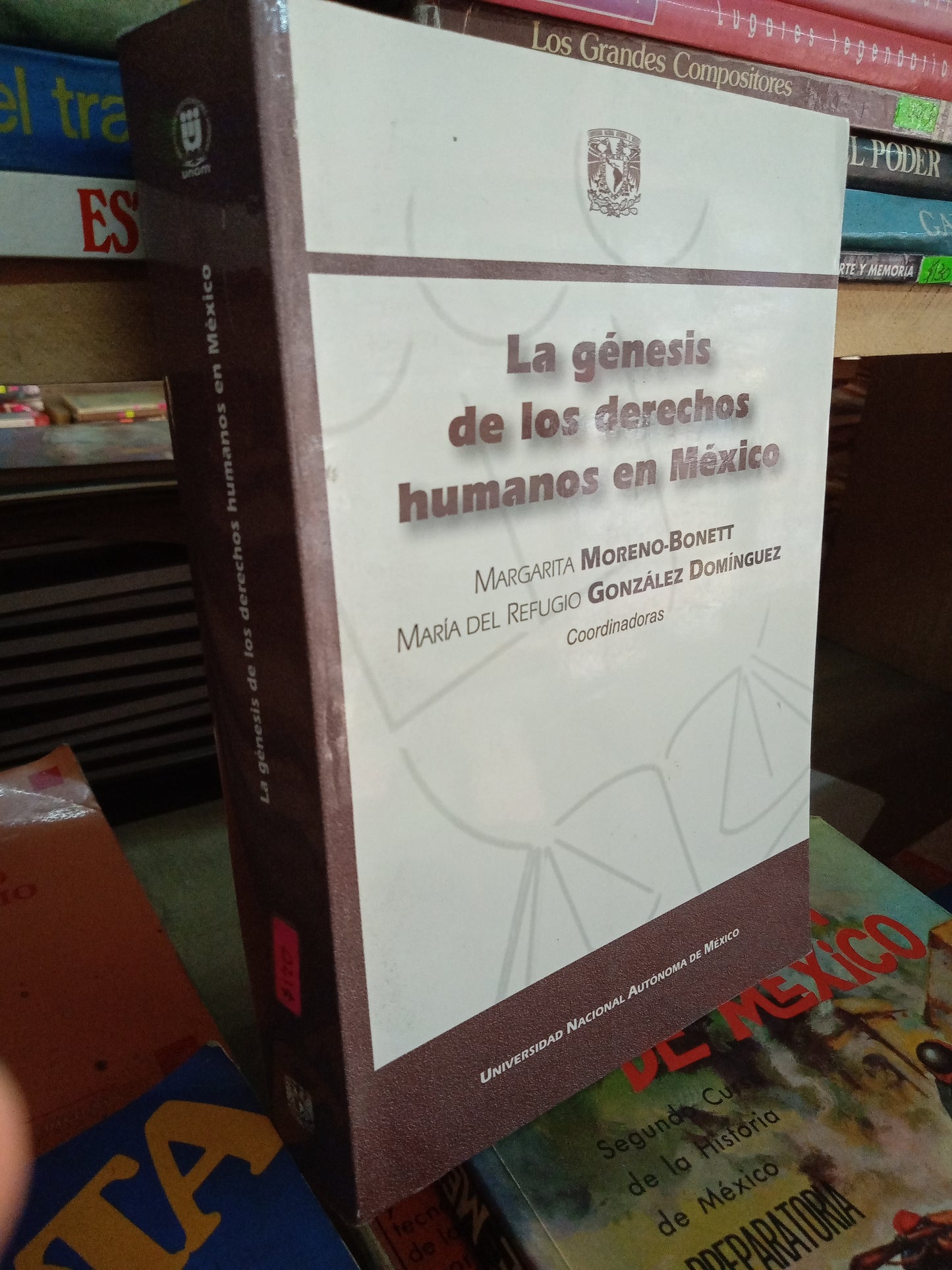 LOS GENESIS DE LOS DERECHOS HUMANOS EN MEXICO POR MARGARITA MORENO BONETT USADO DERECHO LITERARIO 207